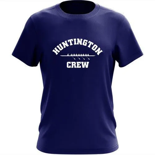 100% Cotton Huntington Crew Men's Team Spirit T-Shirt