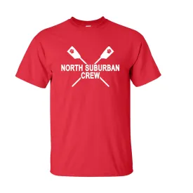 100% Cotton North Suburban Crew Men's Team Spirit T-Shirt