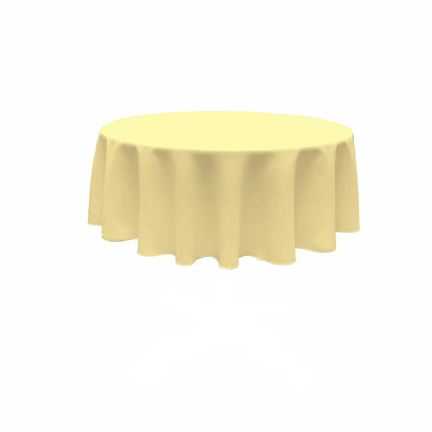 120" ROUND POLY POPLIN SEAMLESS TABLECLOTH