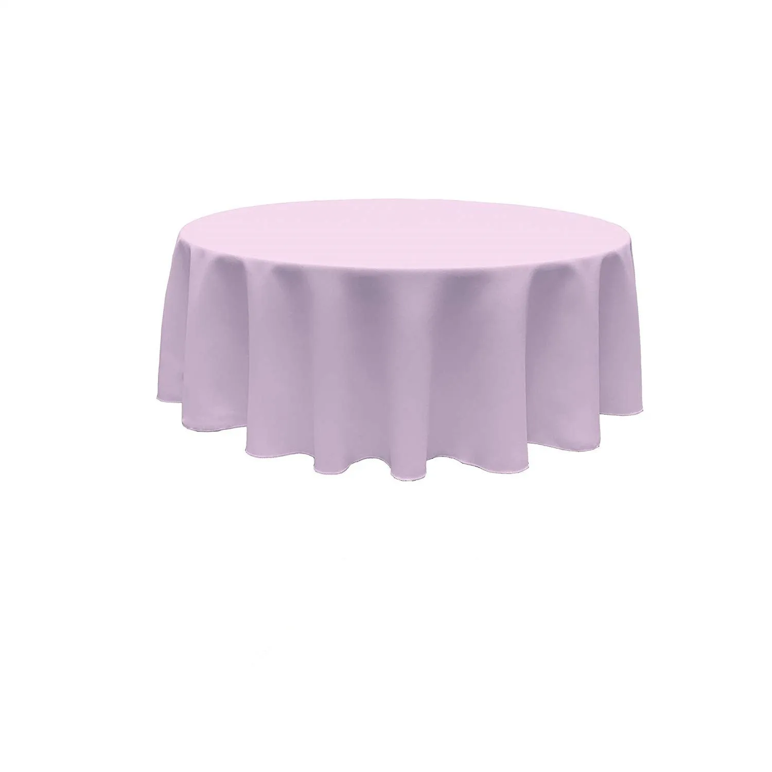 120" ROUND POLY POPLIN SEAMLESS TABLECLOTH
