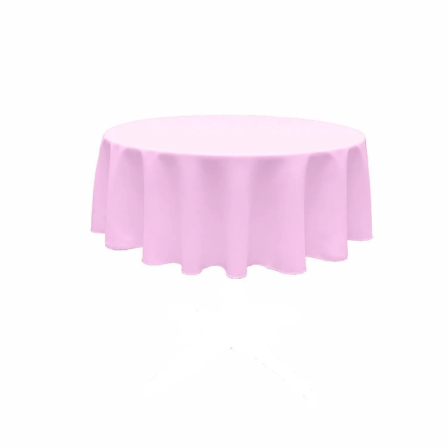 120" ROUND POLY POPLIN SEAMLESS TABLECLOTH