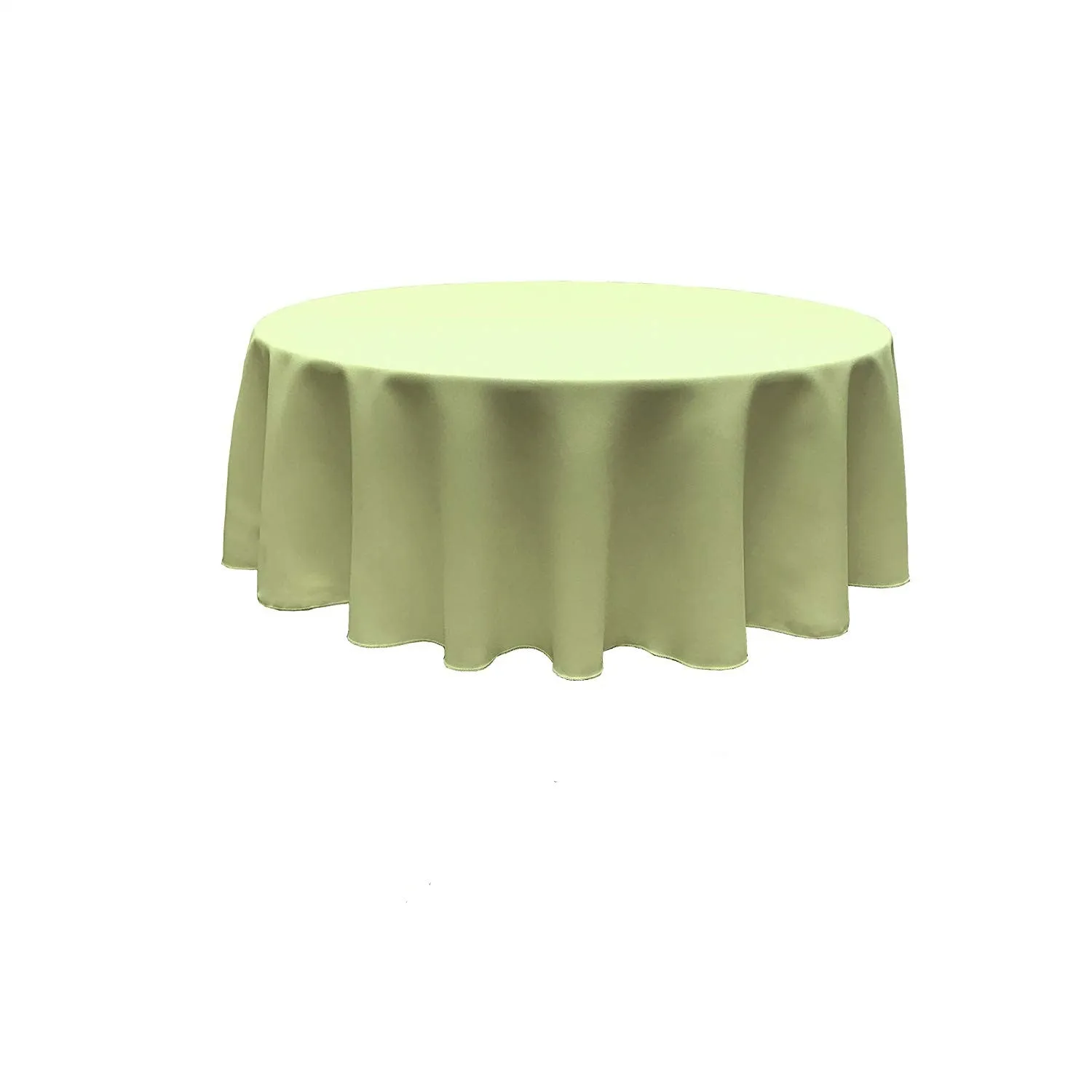 120" ROUND POLY POPLIN SEAMLESS TABLECLOTH