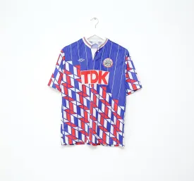 1989/90 AJAX Vintage Umbro Away Football Shirt Jersey (M)