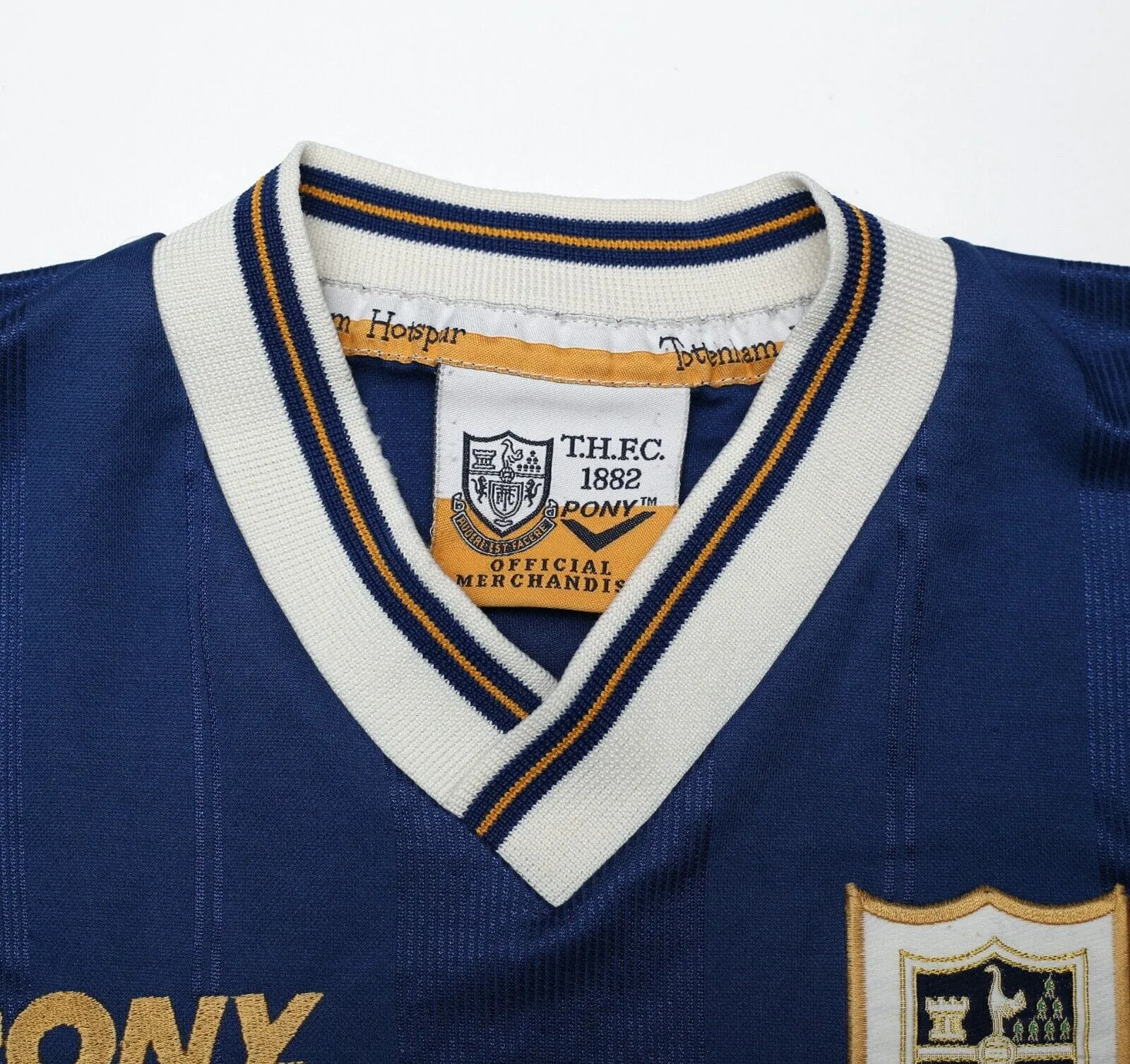 1997/98 TOTTENHAM HOTSPUR Vintage PONY Away Football Shirt (YXL)