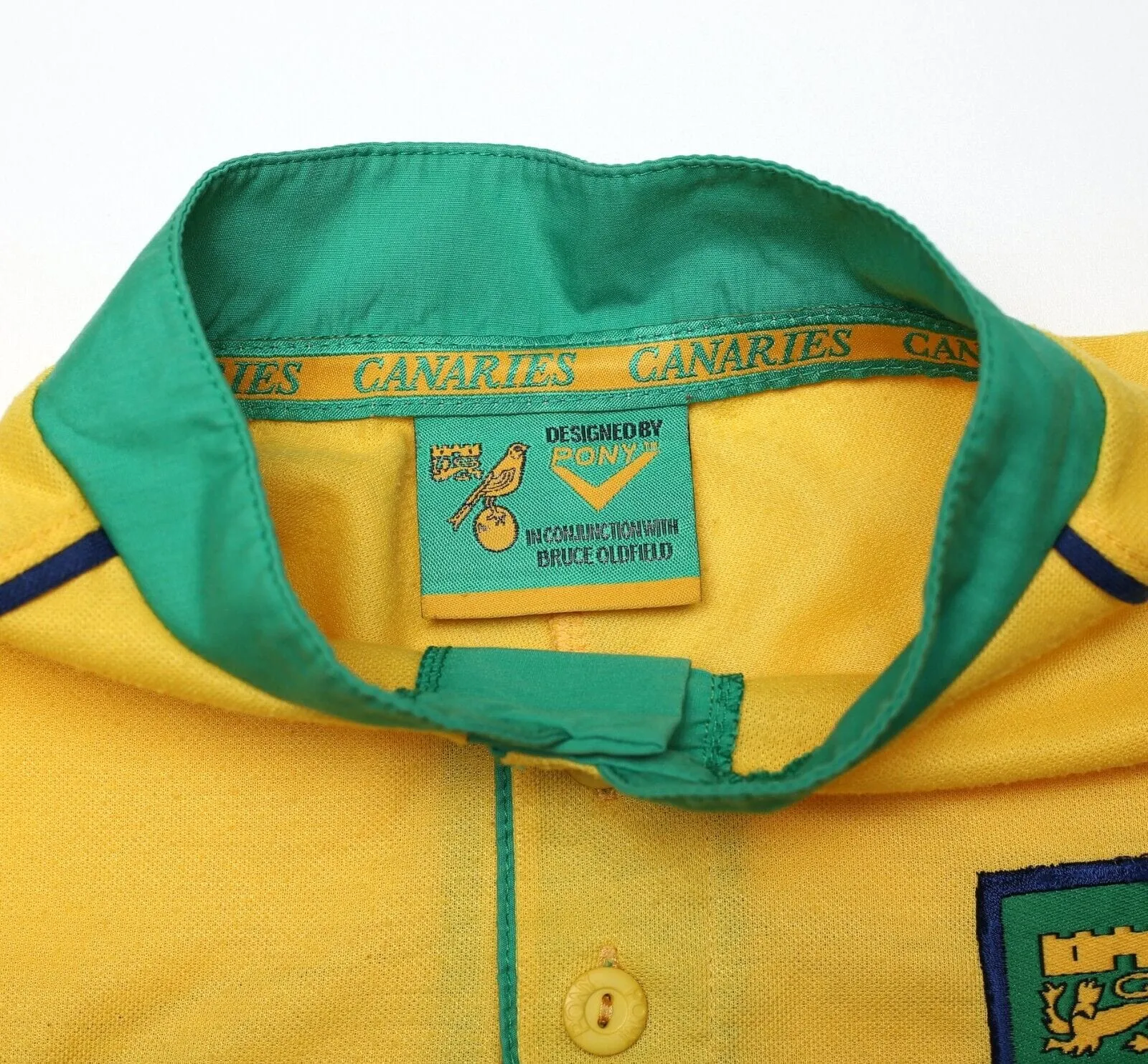 1997/99 NORWICH CITY Vintage PONY Home Football Shirt (XXL)