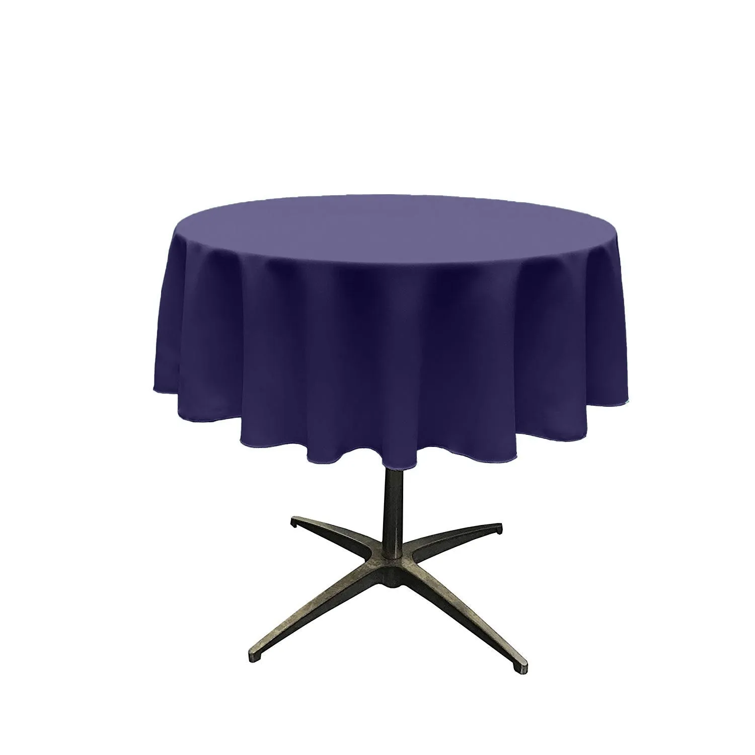 51"ROUND POLY POPLIN SEAMLESS TABLECLOTH