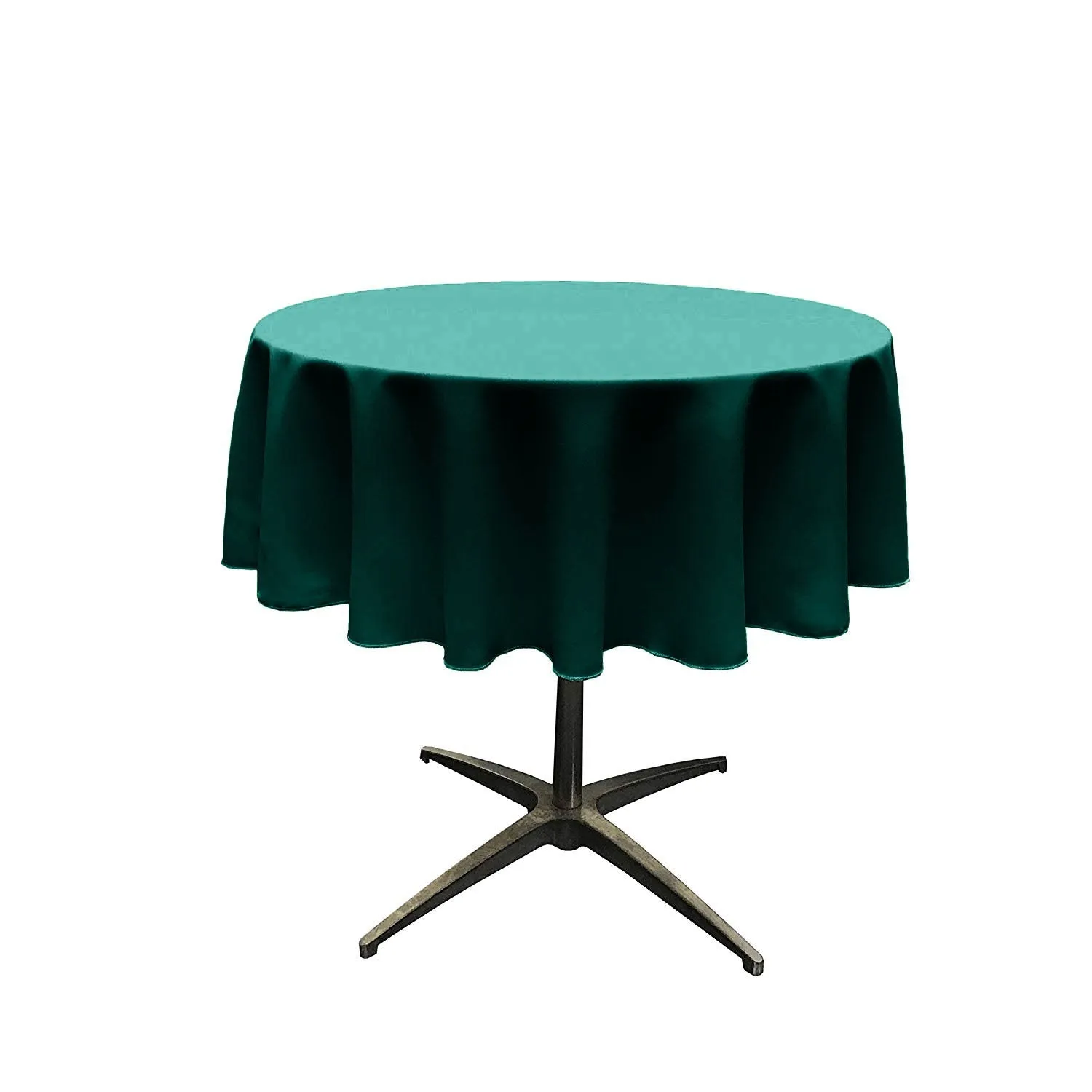 51"ROUND POLY POPLIN SEAMLESS TABLECLOTH