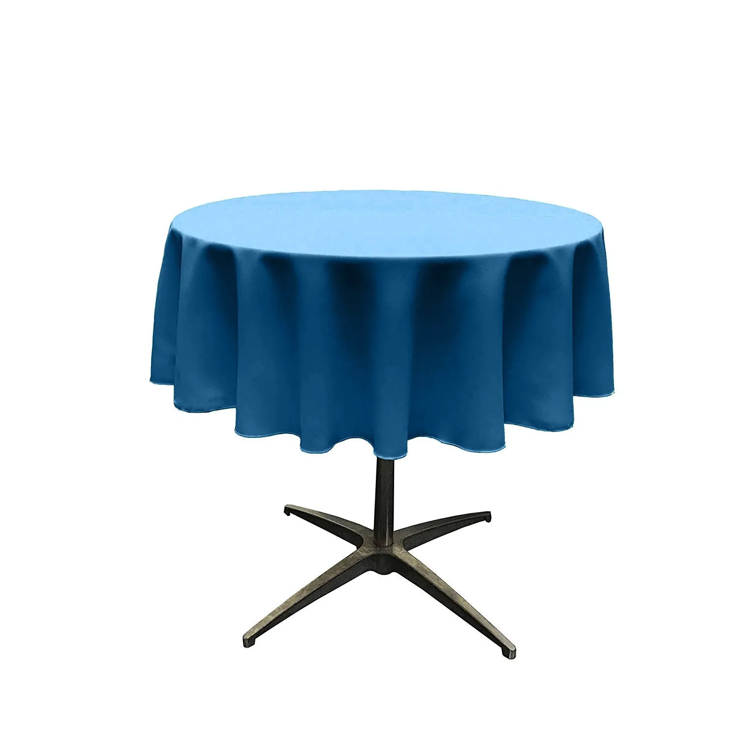 51"ROUND POLY POPLIN SEAMLESS TABLECLOTH