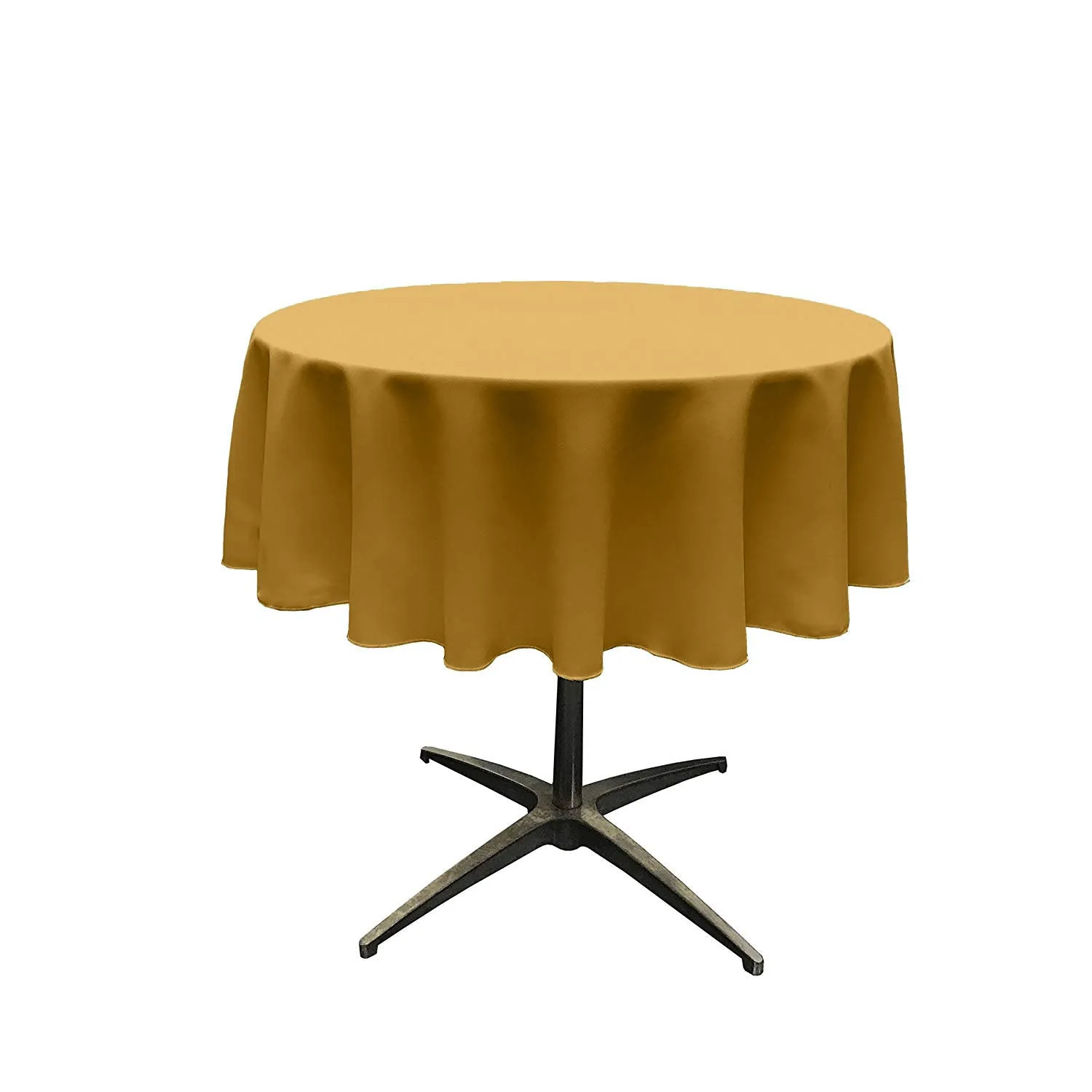 51"ROUND POLY POPLIN SEAMLESS TABLECLOTH