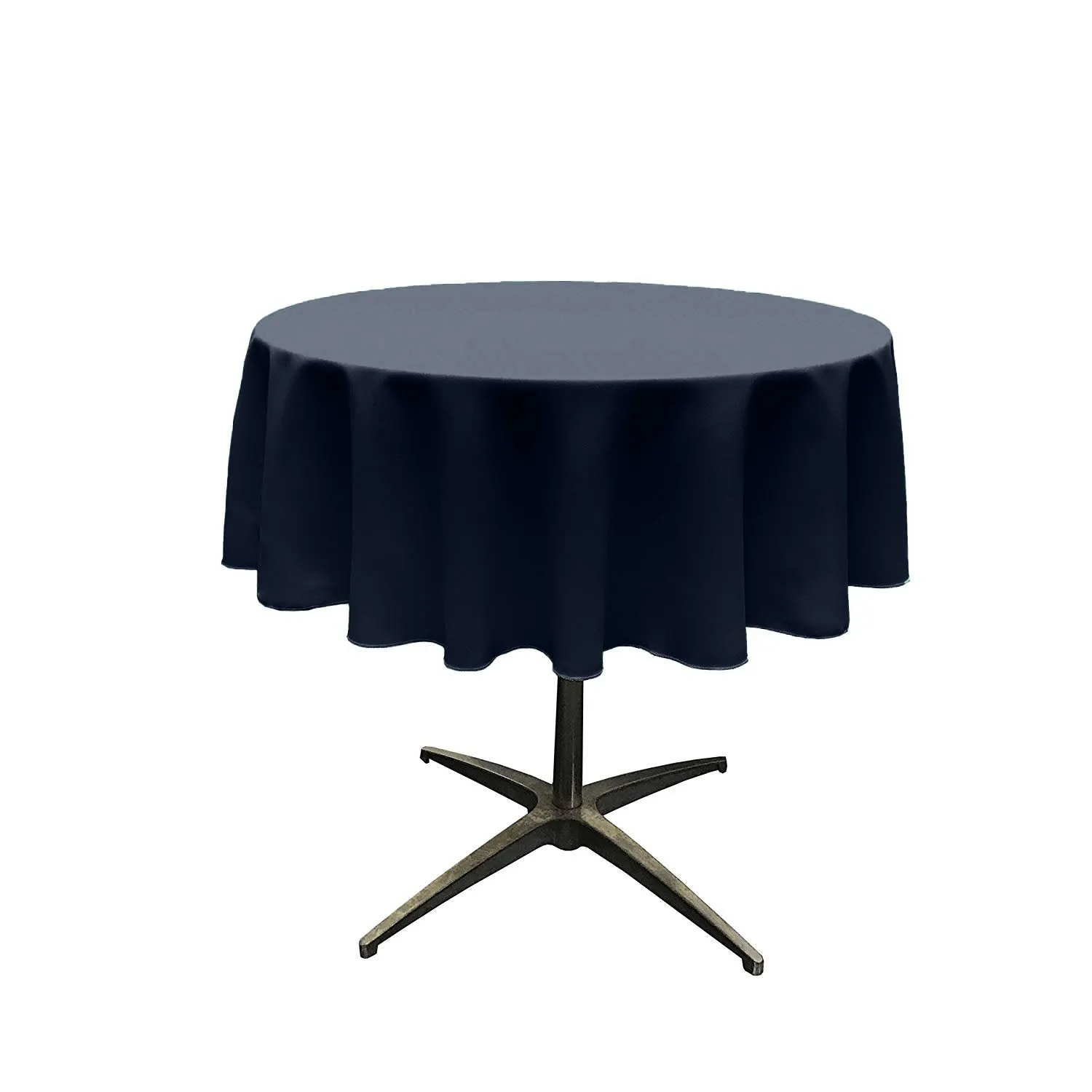 51"ROUND POLY POPLIN SEAMLESS TABLECLOTH