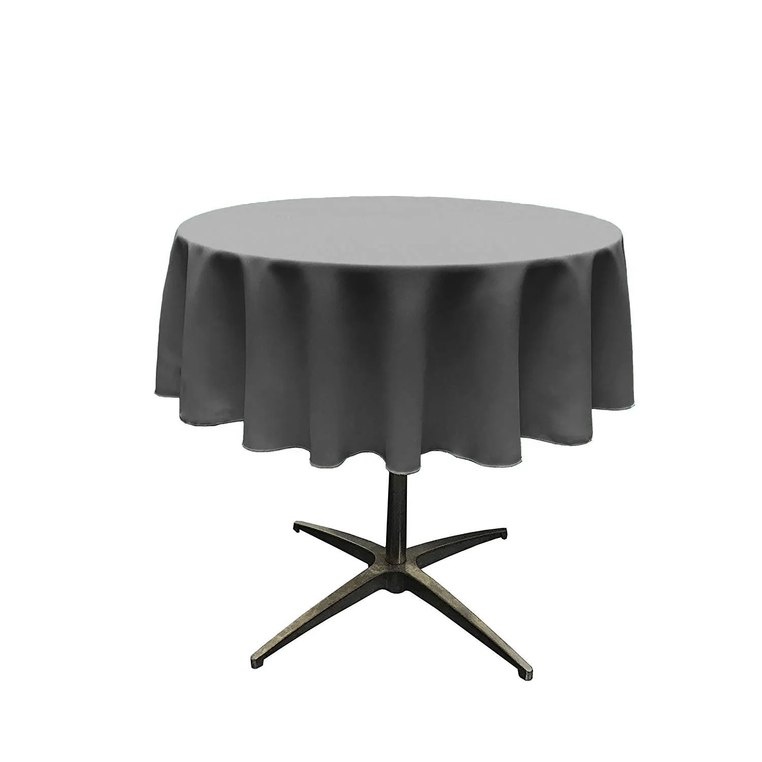 51"ROUND POLY POPLIN SEAMLESS TABLECLOTH