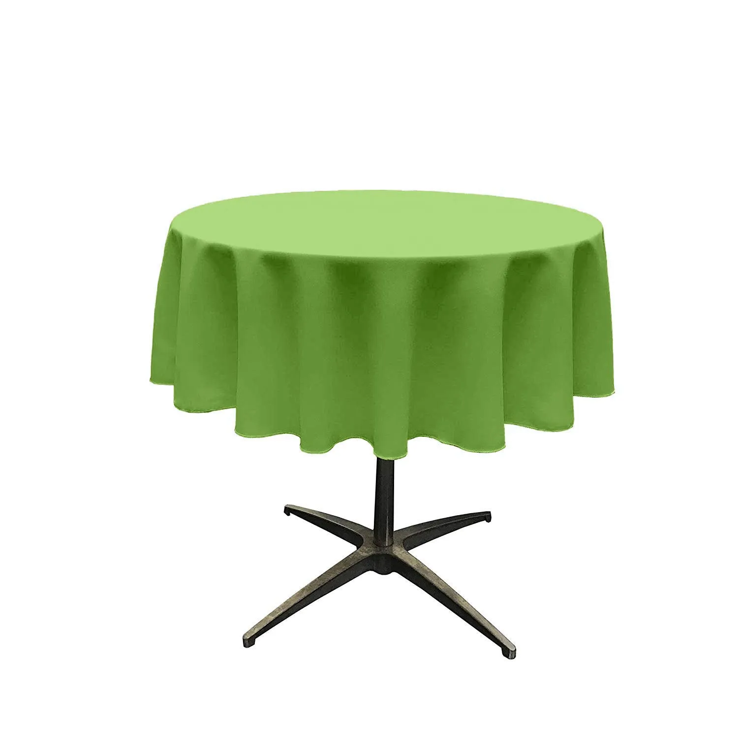 51"ROUND POLY POPLIN SEAMLESS TABLECLOTH