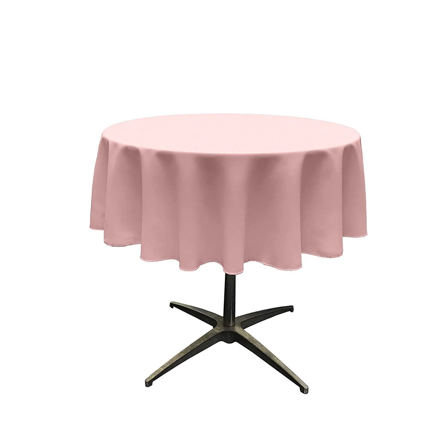 51"ROUND POLY POPLIN SEAMLESS TABLECLOTH