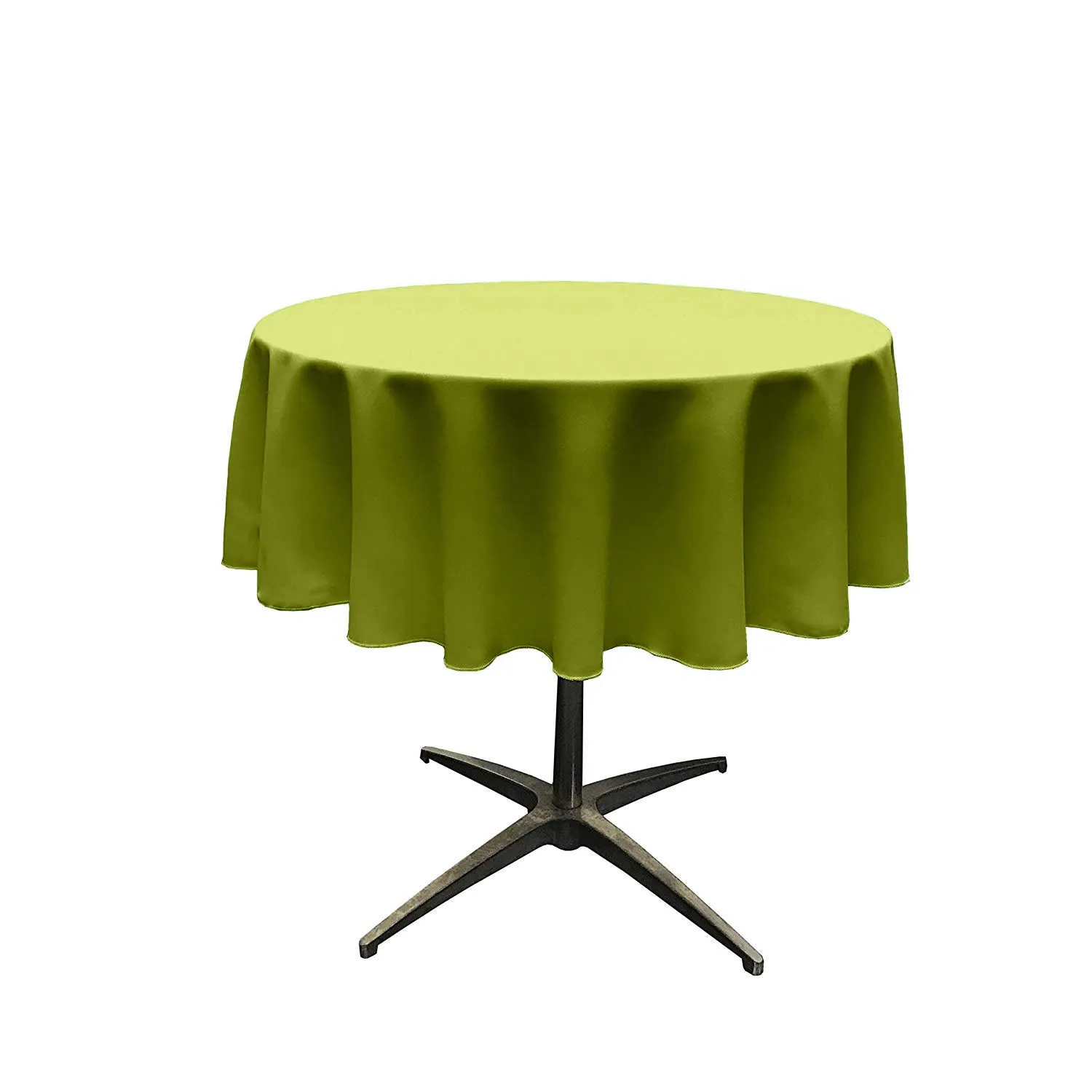 51"ROUND POLY POPLIN SEAMLESS TABLECLOTH