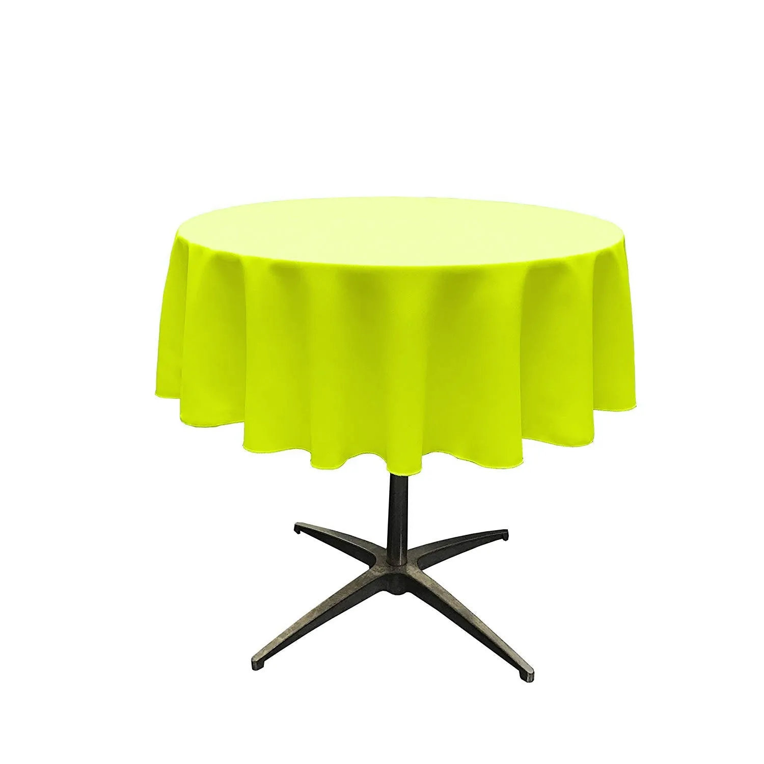 51"ROUND POLY POPLIN SEAMLESS TABLECLOTH