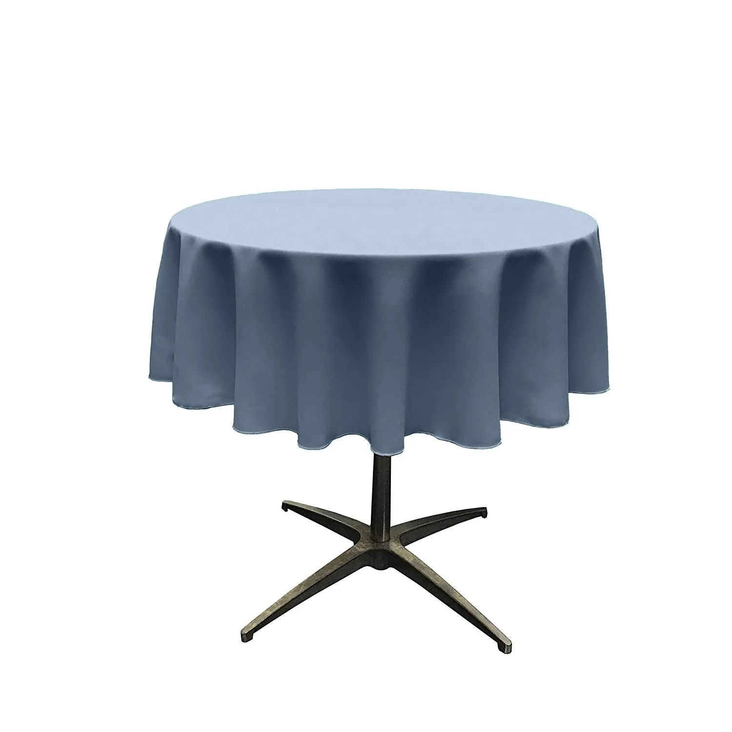 51"ROUND POLY POPLIN SEAMLESS TABLECLOTH