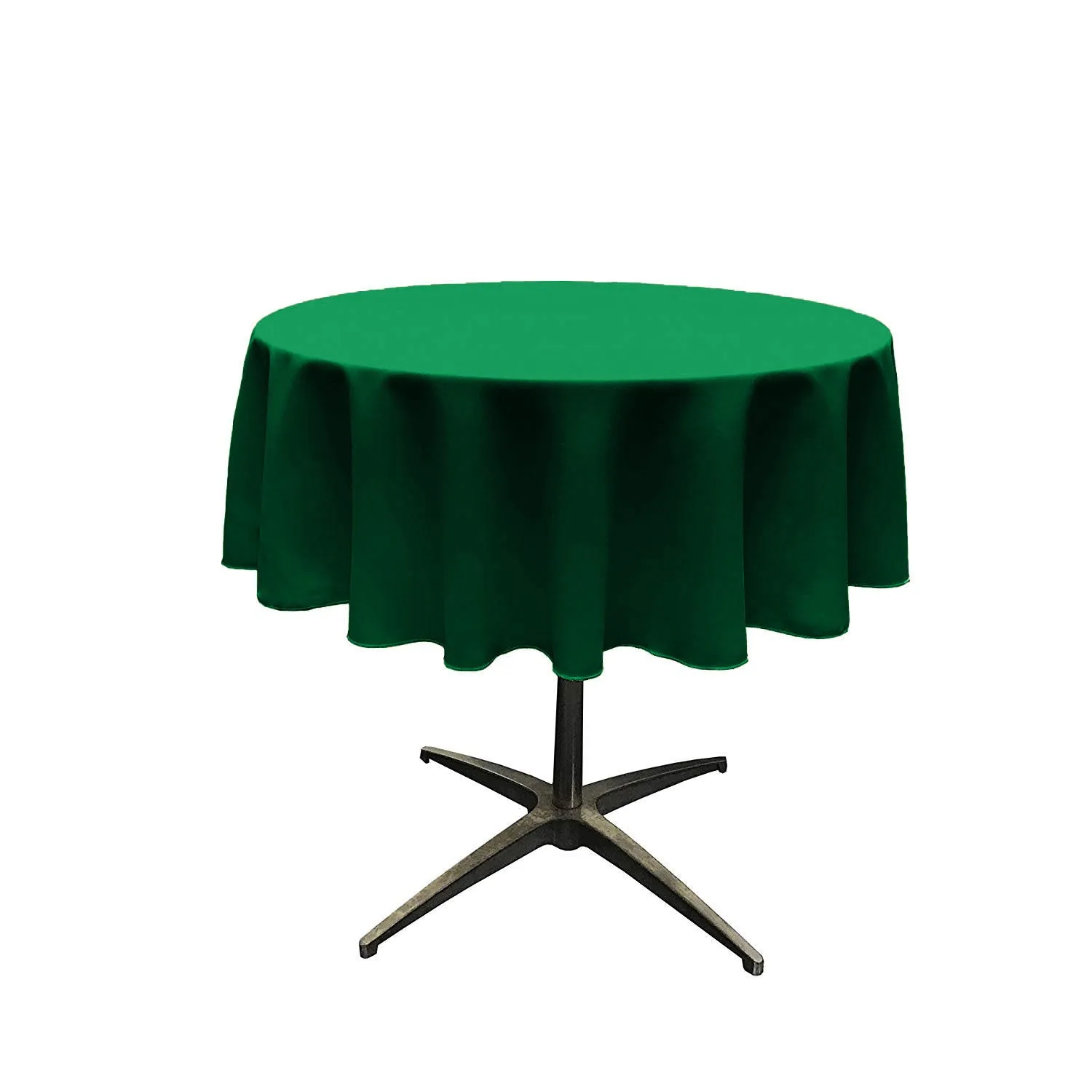 51"ROUND POLY POPLIN SEAMLESS TABLECLOTH