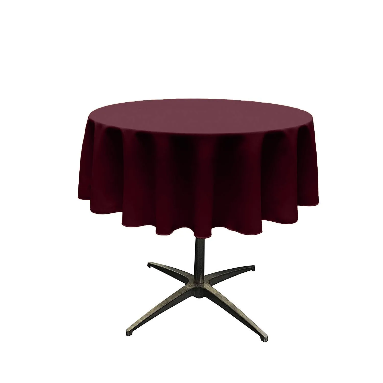 51"ROUND POLY POPLIN SEAMLESS TABLECLOTH
