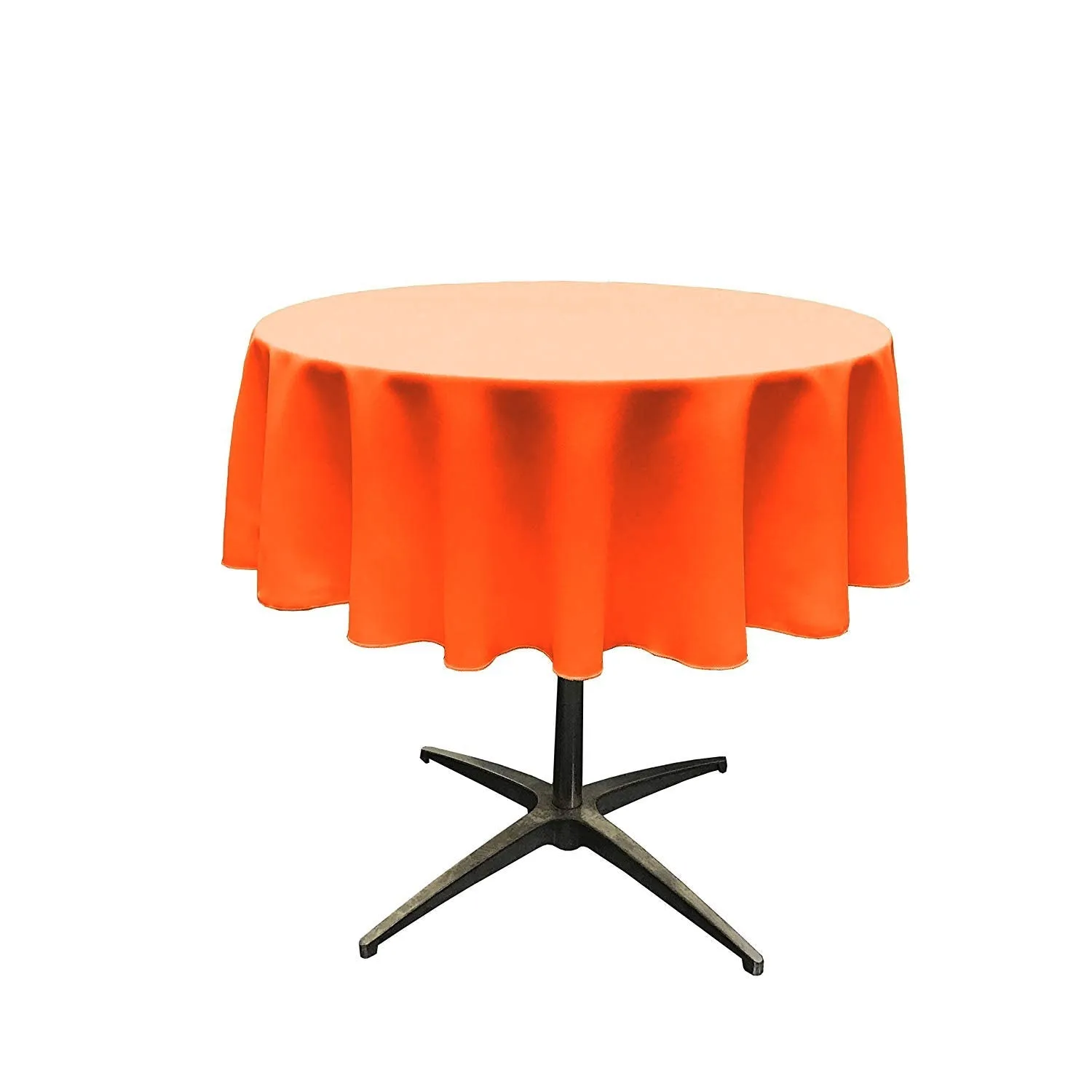 51"ROUND POLY POPLIN SEAMLESS TABLECLOTH