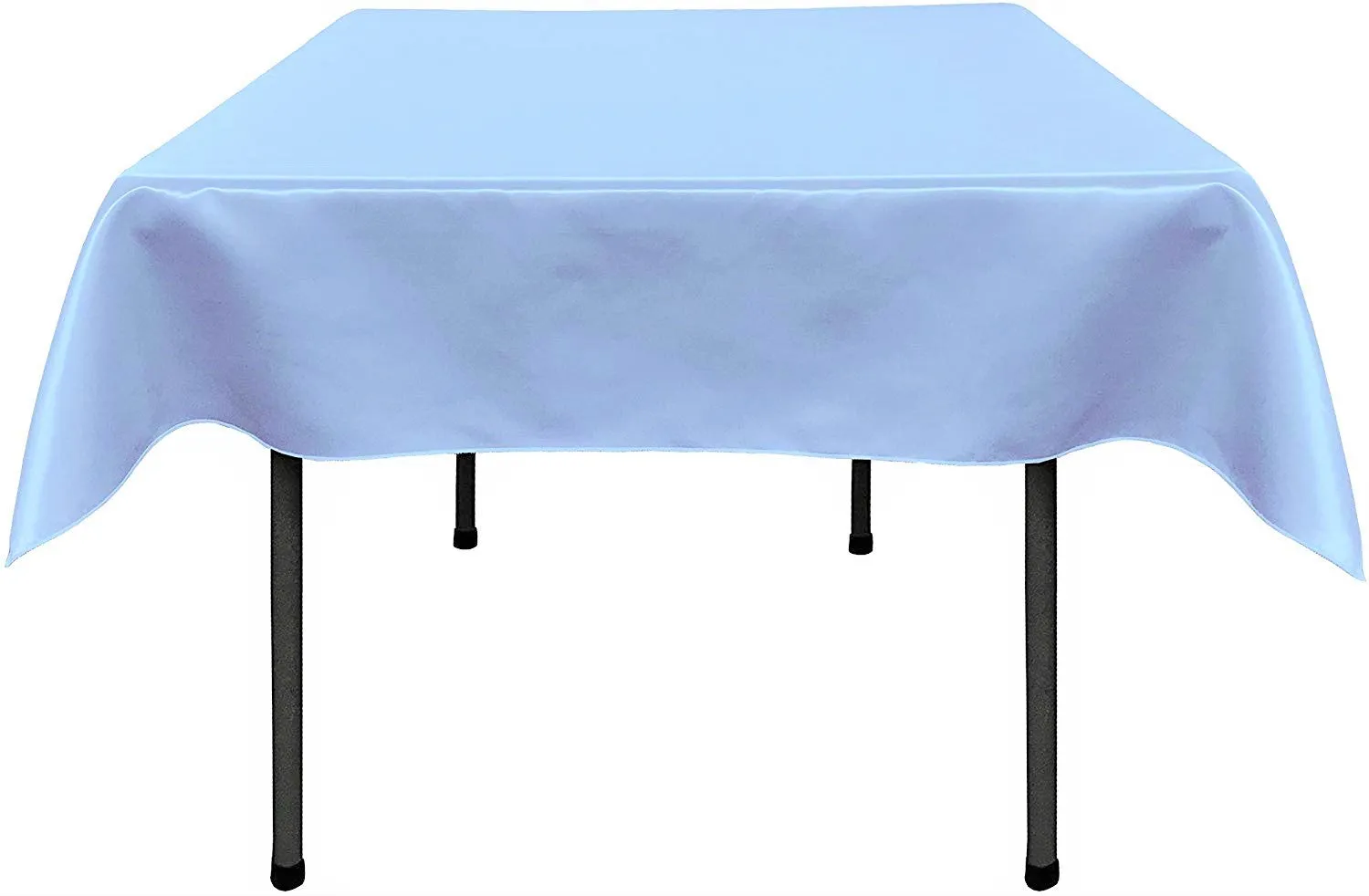 54"x54" SQUARE BRIDAL SATIN TABLECLOTH
