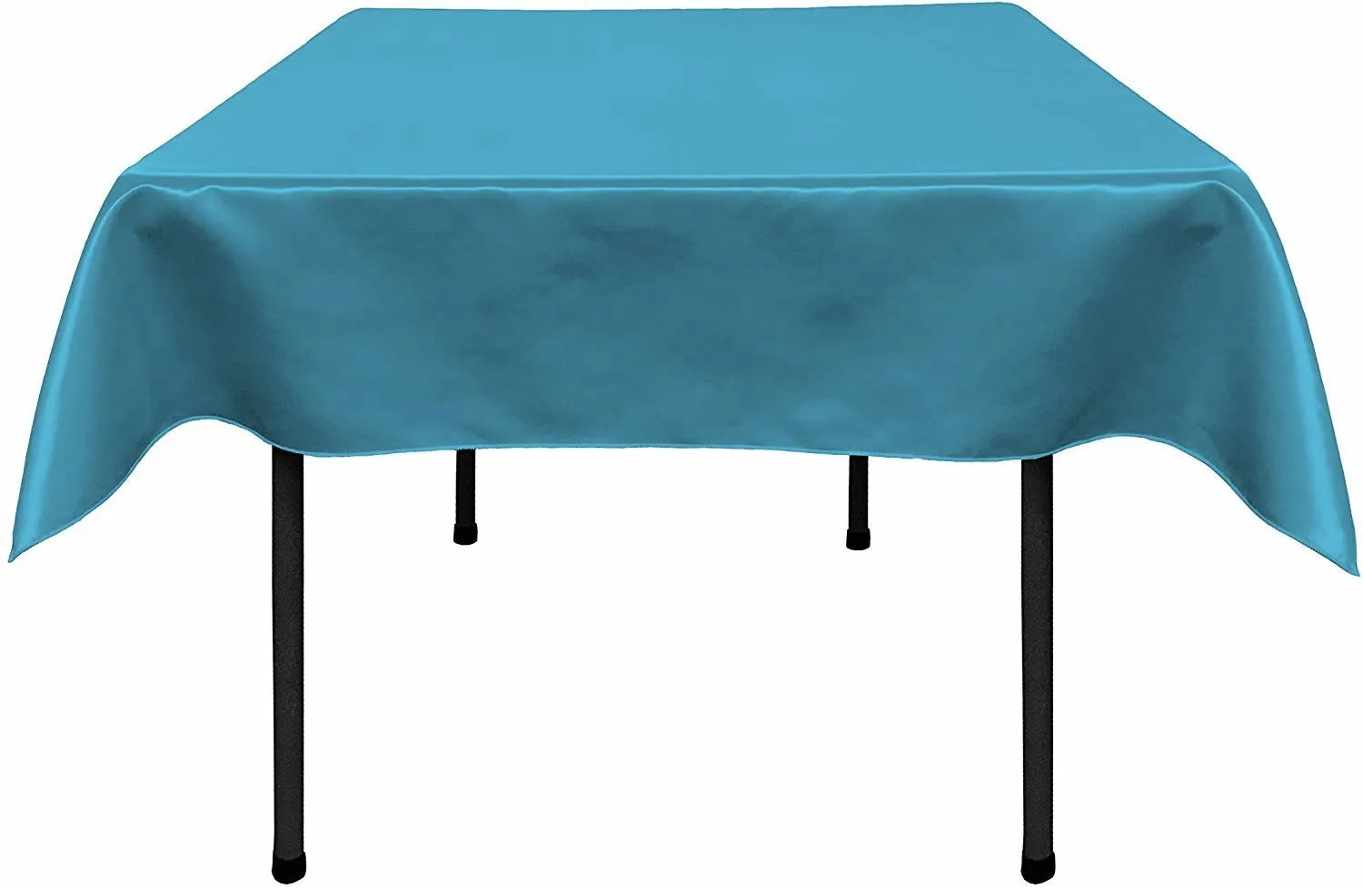 54"x54" SQUARE BRIDAL SATIN TABLECLOTH