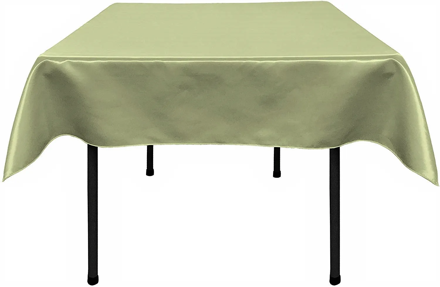 54"x54" SQUARE BRIDAL SATIN TABLECLOTH
