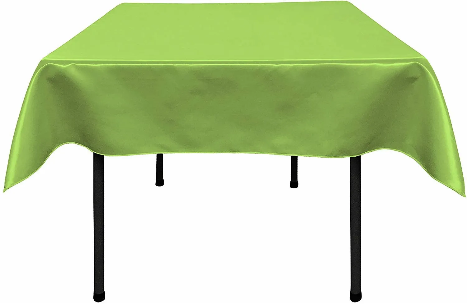 54"x54" SQUARE BRIDAL SATIN TABLECLOTH