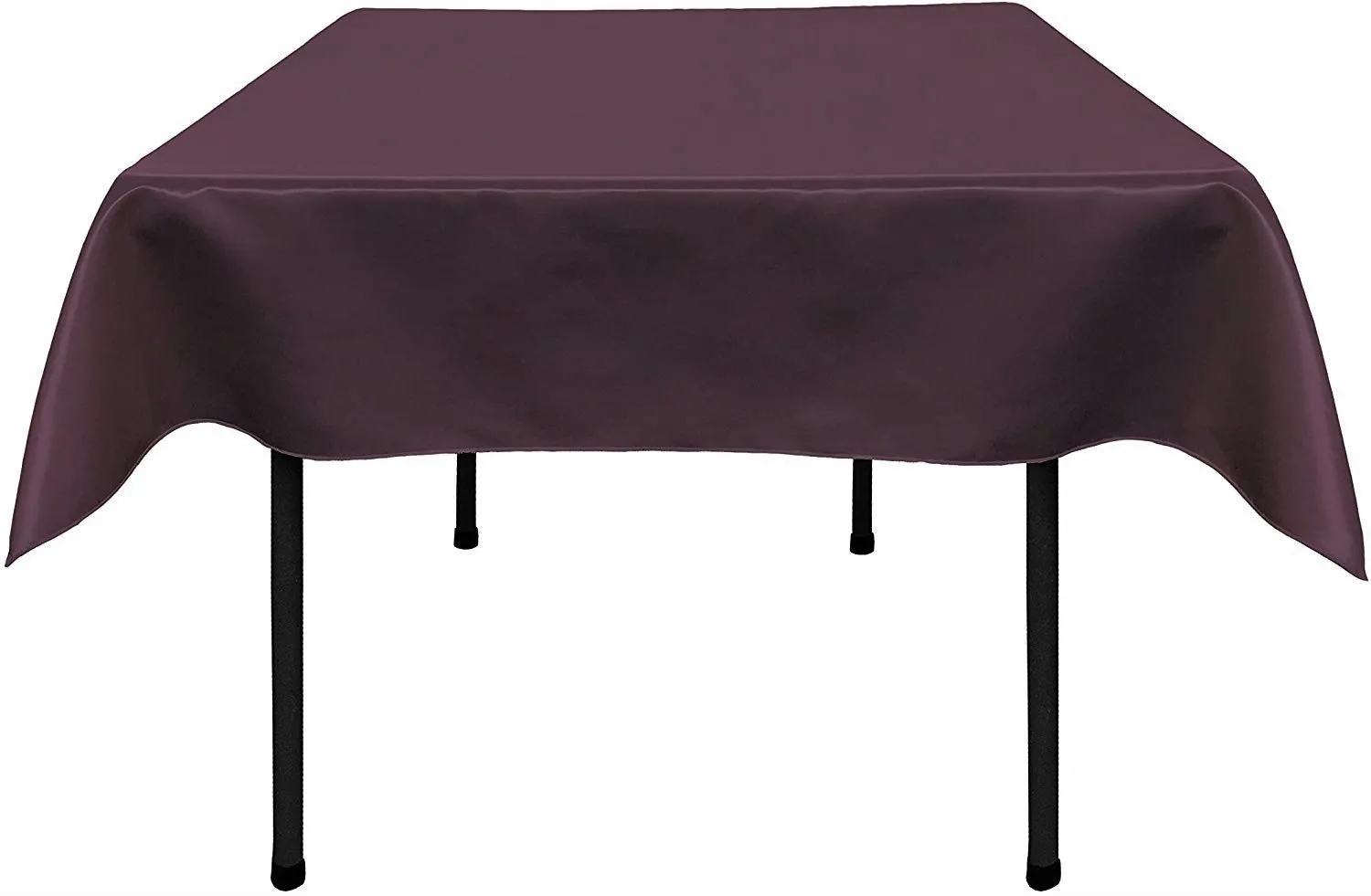 54"x54" SQUARE BRIDAL SATIN TABLECLOTH
