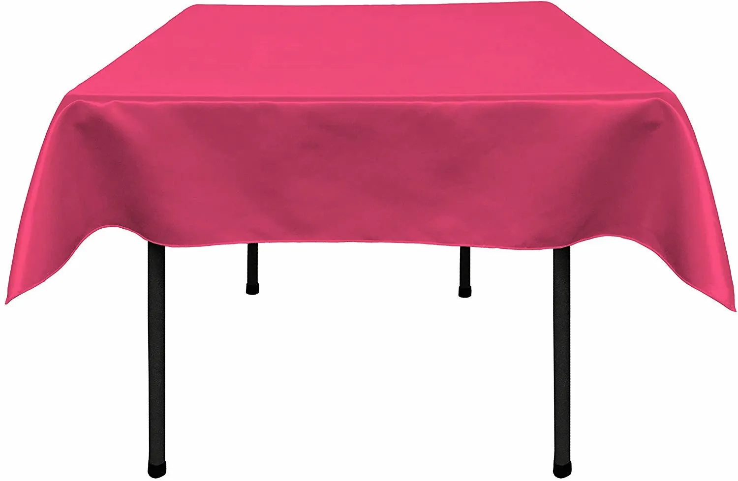 54"x54" SQUARE BRIDAL SATIN TABLECLOTH