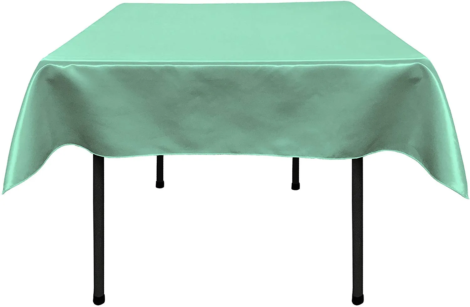 54"x54" SQUARE BRIDAL SATIN TABLECLOTH