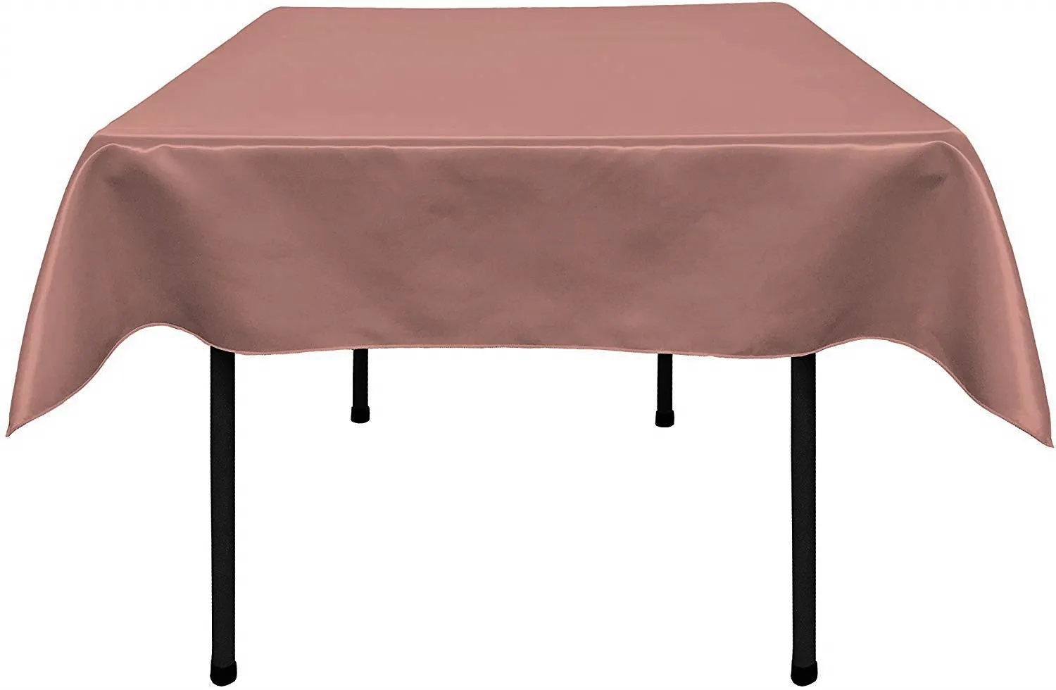 54"x54" SQUARE BRIDAL SATIN TABLECLOTH