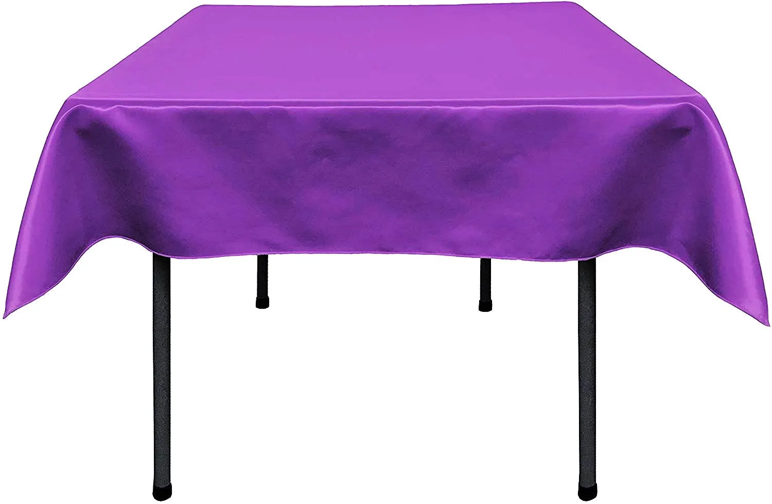 54"x54" SQUARE BRIDAL SATIN TABLECLOTH