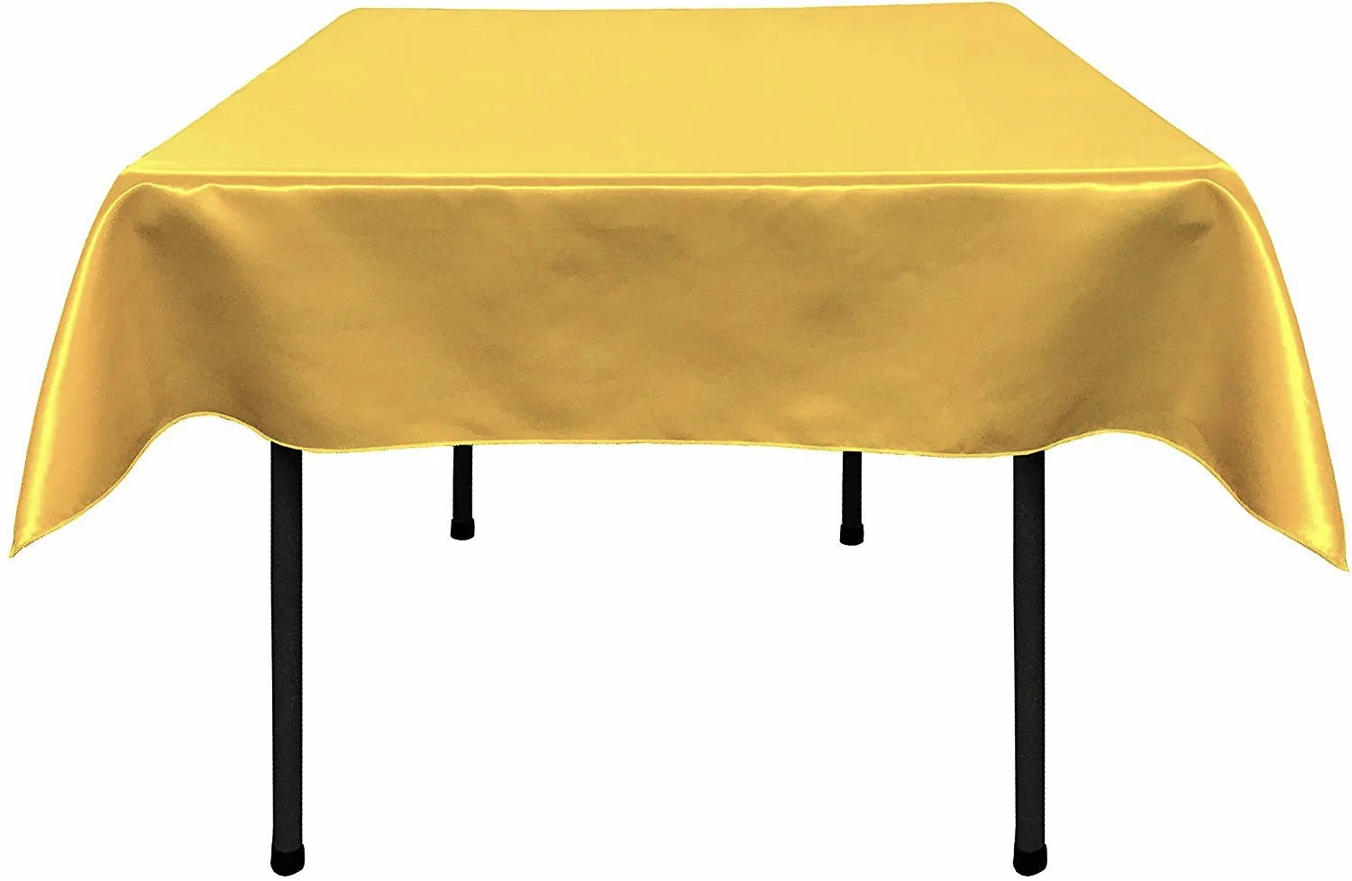 54"x54" SQUARE BRIDAL SATIN TABLECLOTH