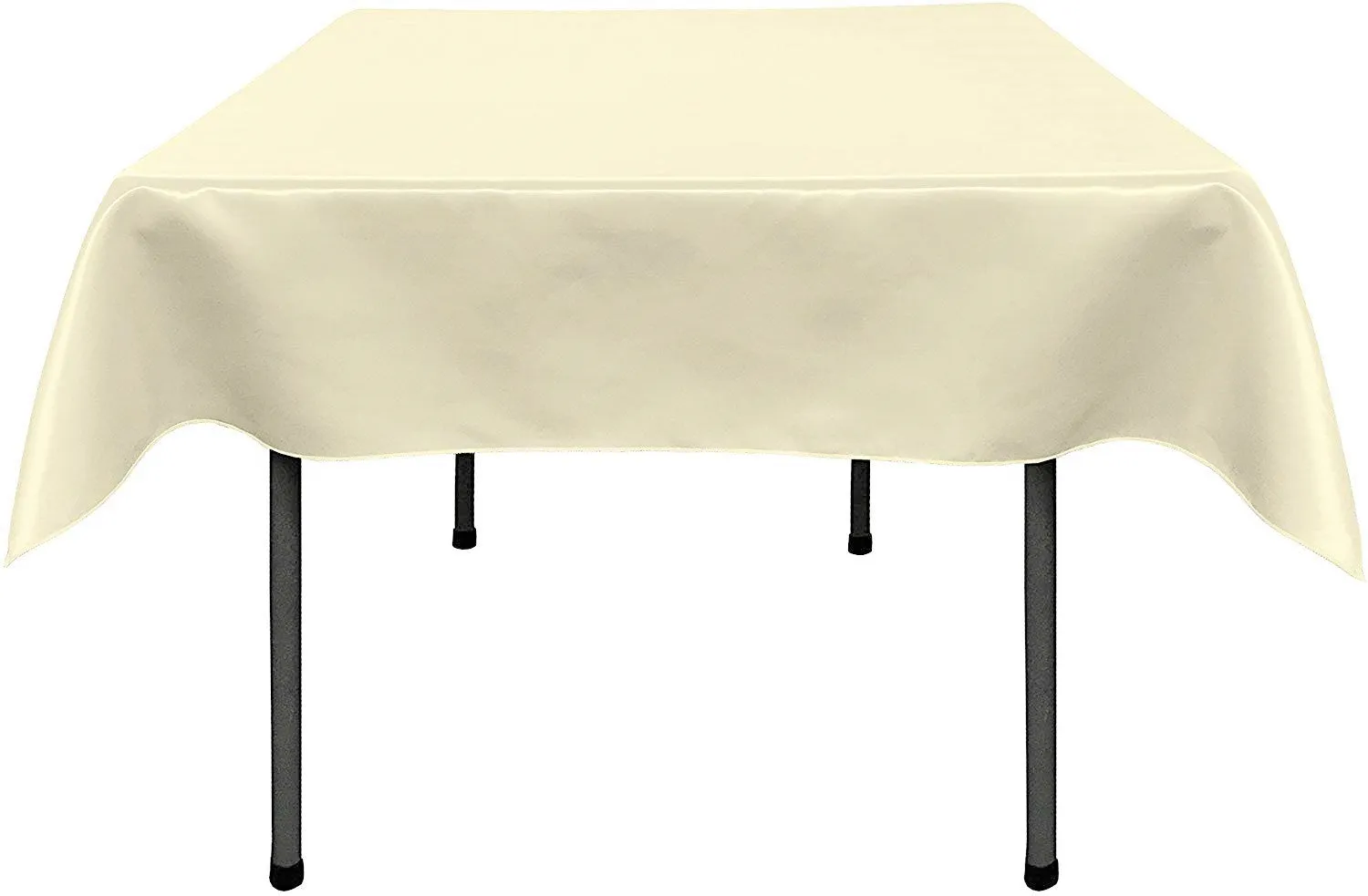 54"x54" SQUARE BRIDAL SATIN TABLECLOTH
