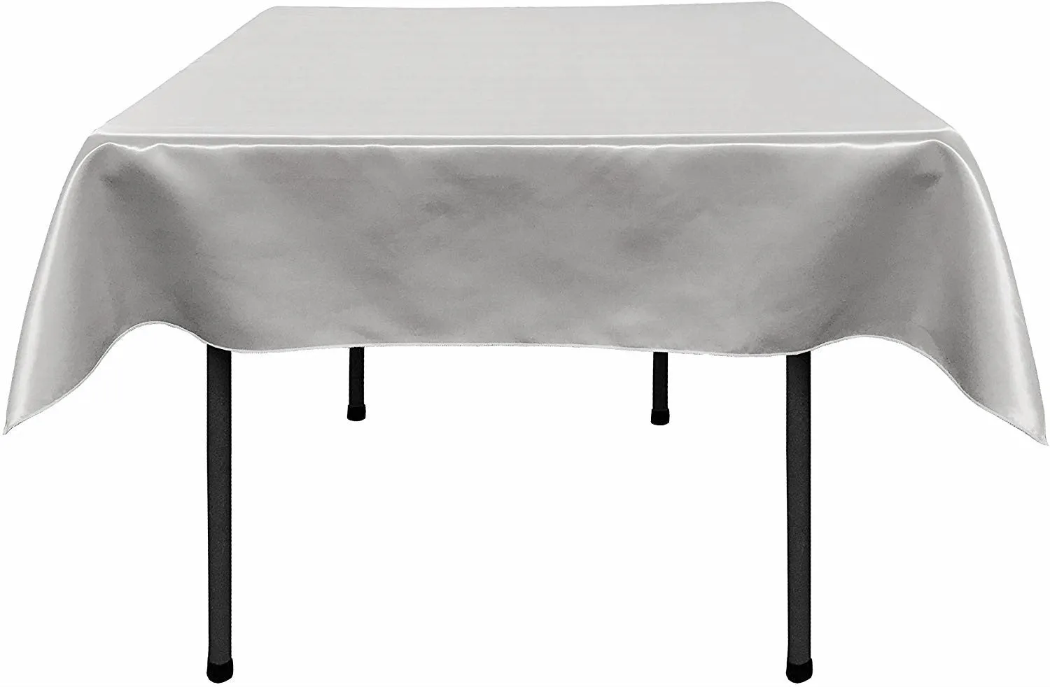 54"x54" SQUARE BRIDAL SATIN TABLECLOTH