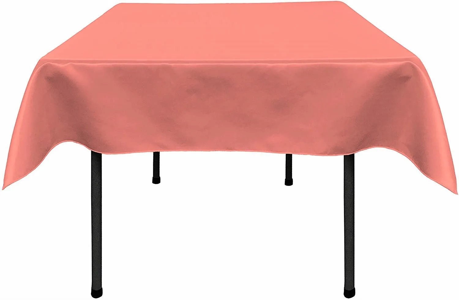 54"x54" SQUARE BRIDAL SATIN TABLECLOTH