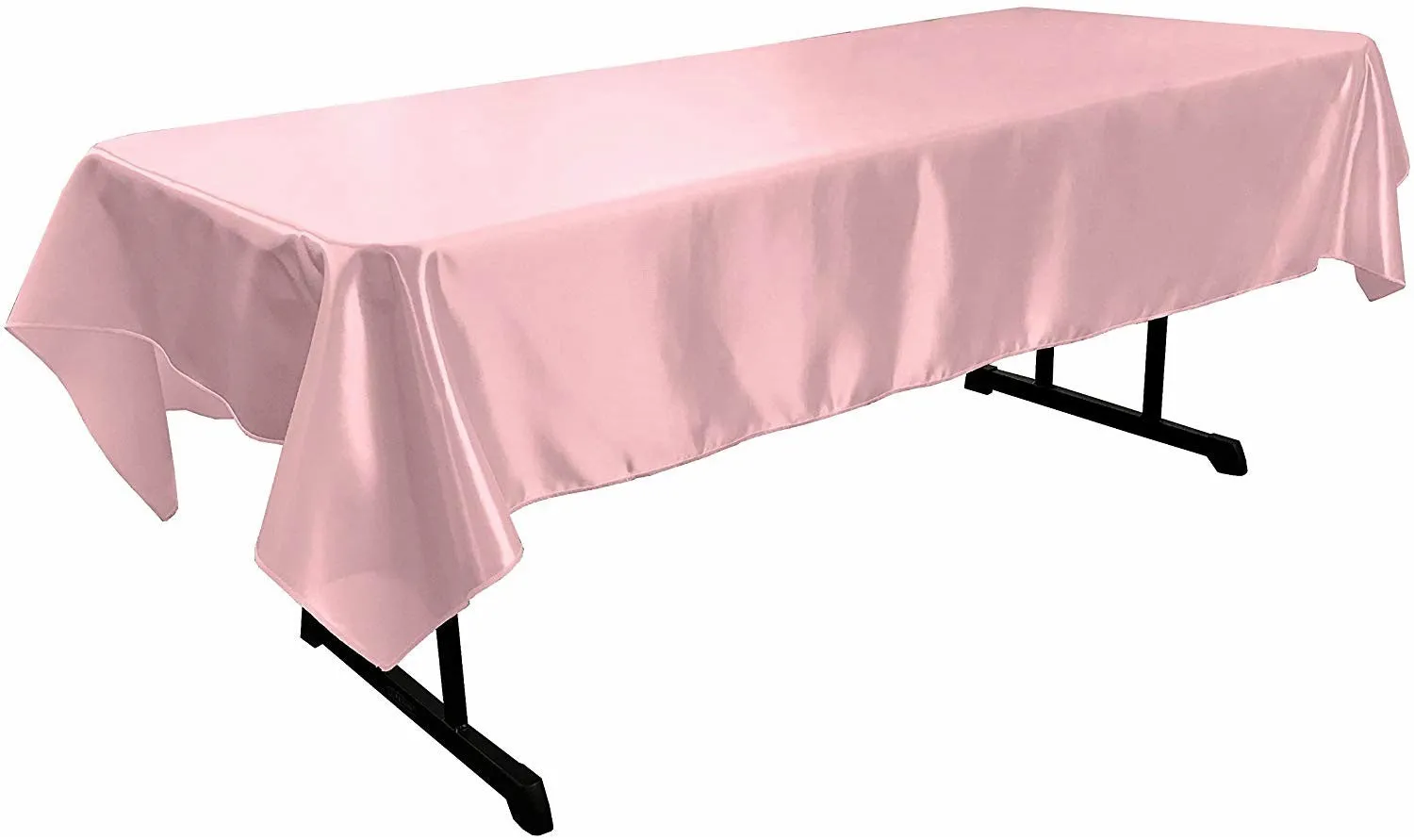 58" x 102" Rectangular Polyester Bridal Satin Table Tablecloth