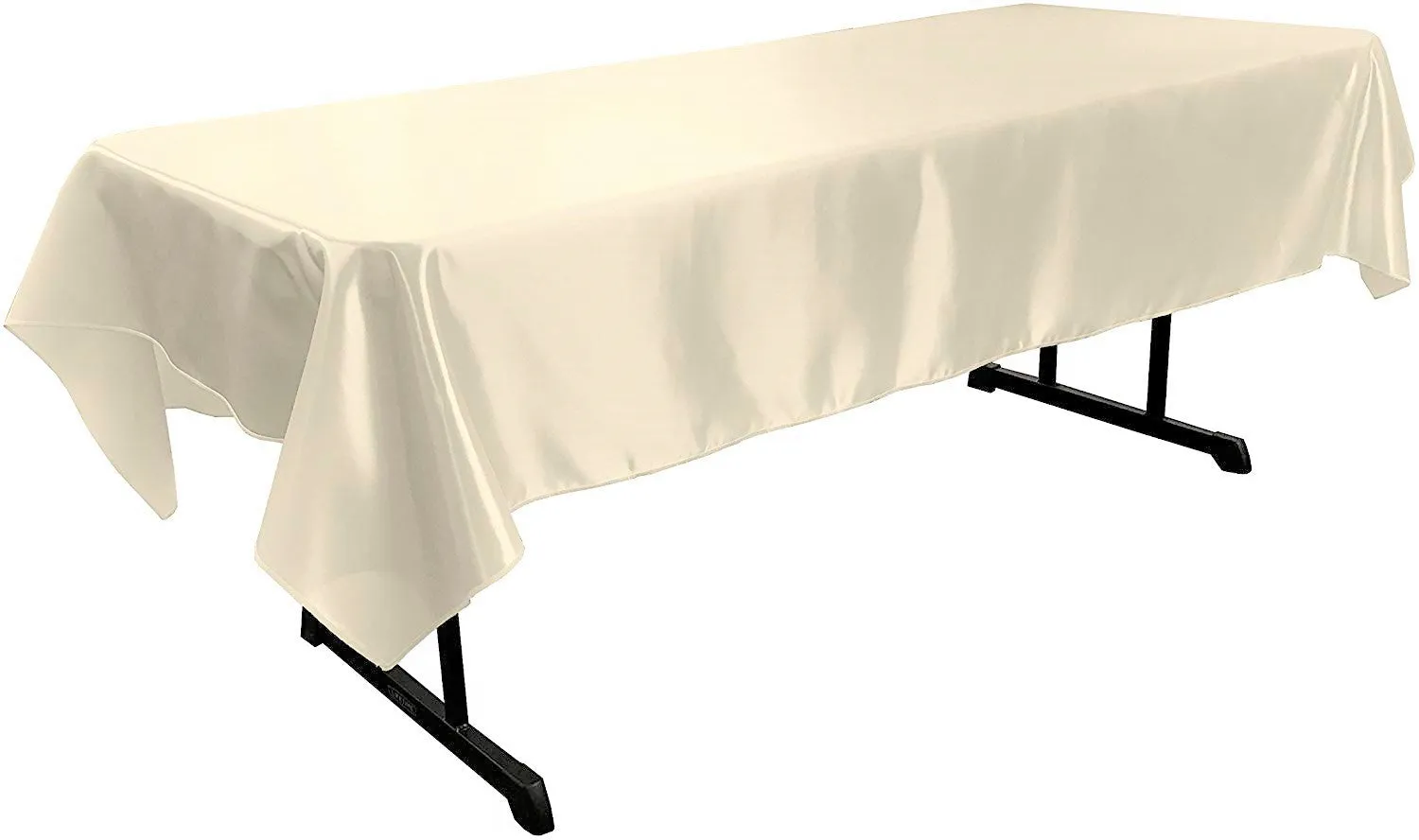 58" x 102" Rectangular Polyester Bridal Satin Table Tablecloth