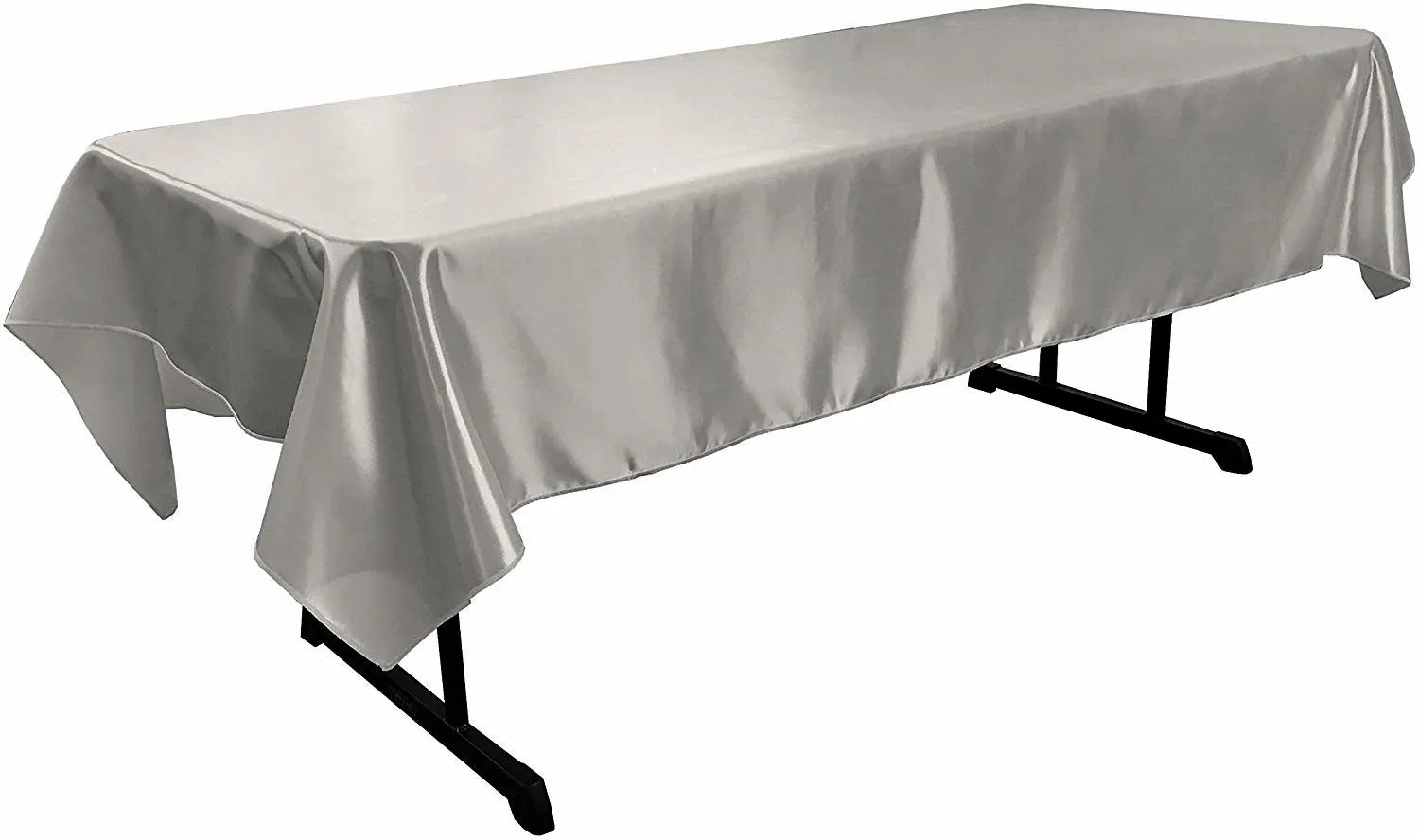 58" x 102" Rectangular Polyester Bridal Satin Table Tablecloth
