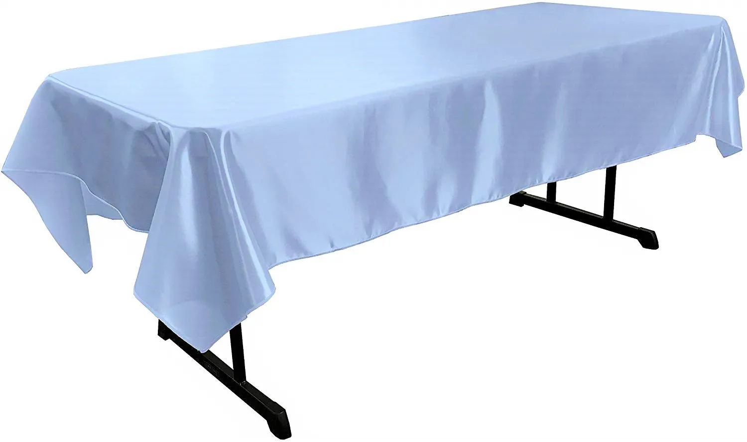 58" x 102" Rectangular Polyester Bridal Satin Table Tablecloth