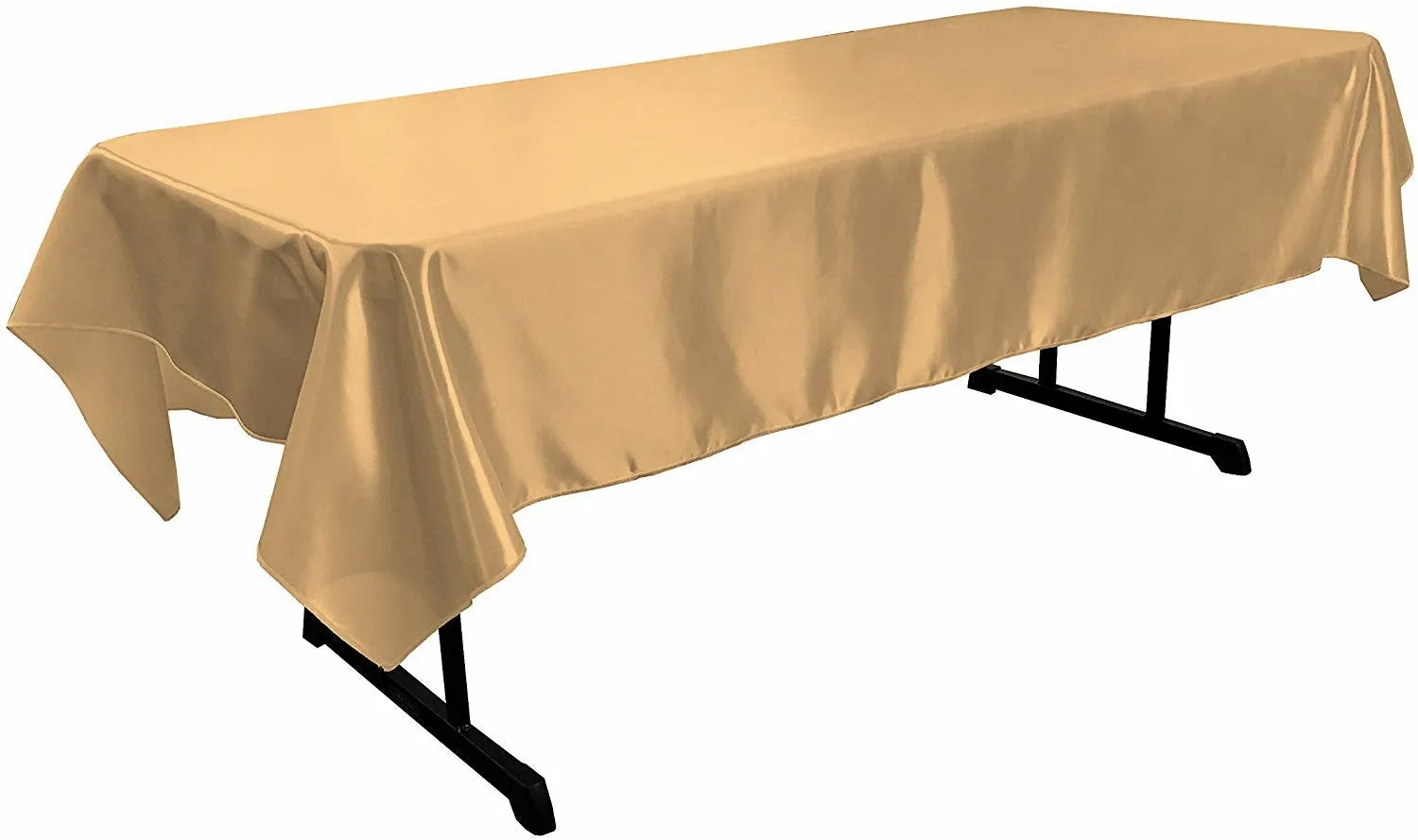 58" x 102" Rectangular Polyester Bridal Satin Table Tablecloth