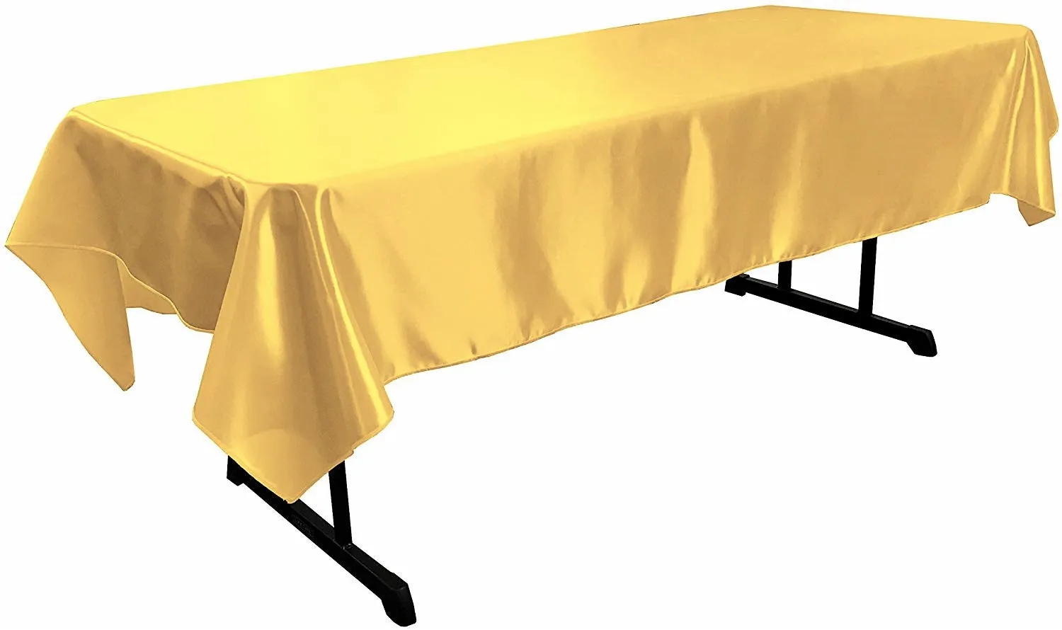 58" x 102" Rectangular Polyester Bridal Satin Table Tablecloth