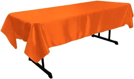 58" x 108" Rectangular Polyester Bridal Satin Table Tablecloth