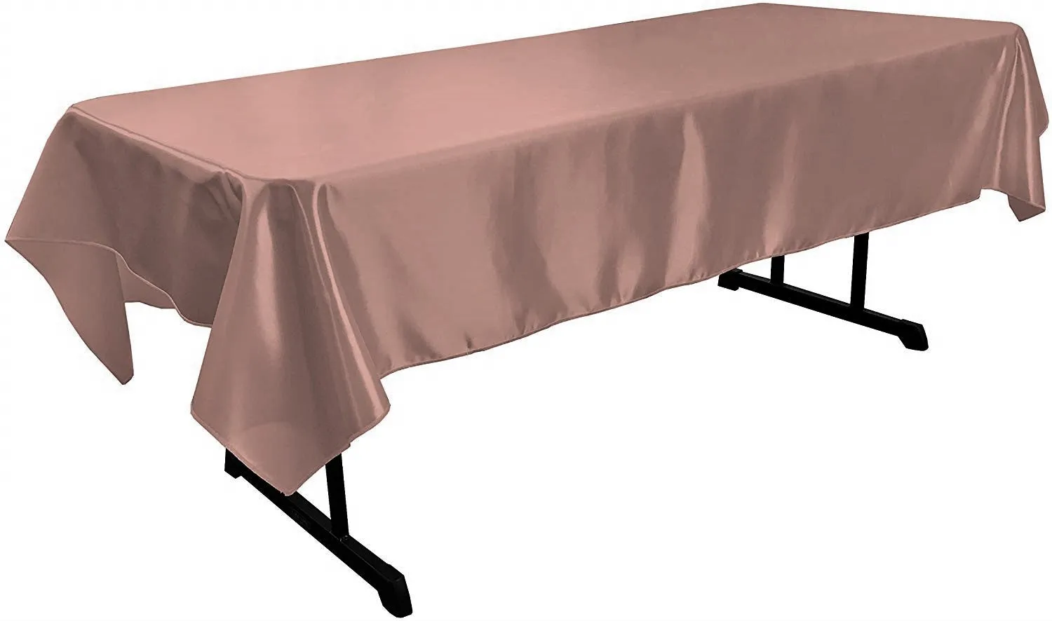 58" x 108" Rectangular Polyester Bridal Satin Table Tablecloth