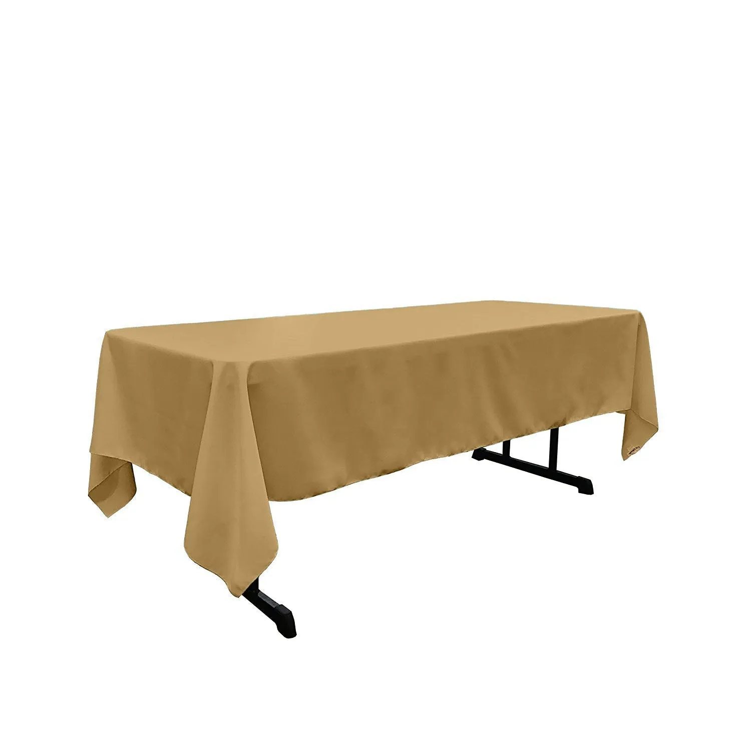 60" X 120" Rectangular Polyester Poplin Tablecloth