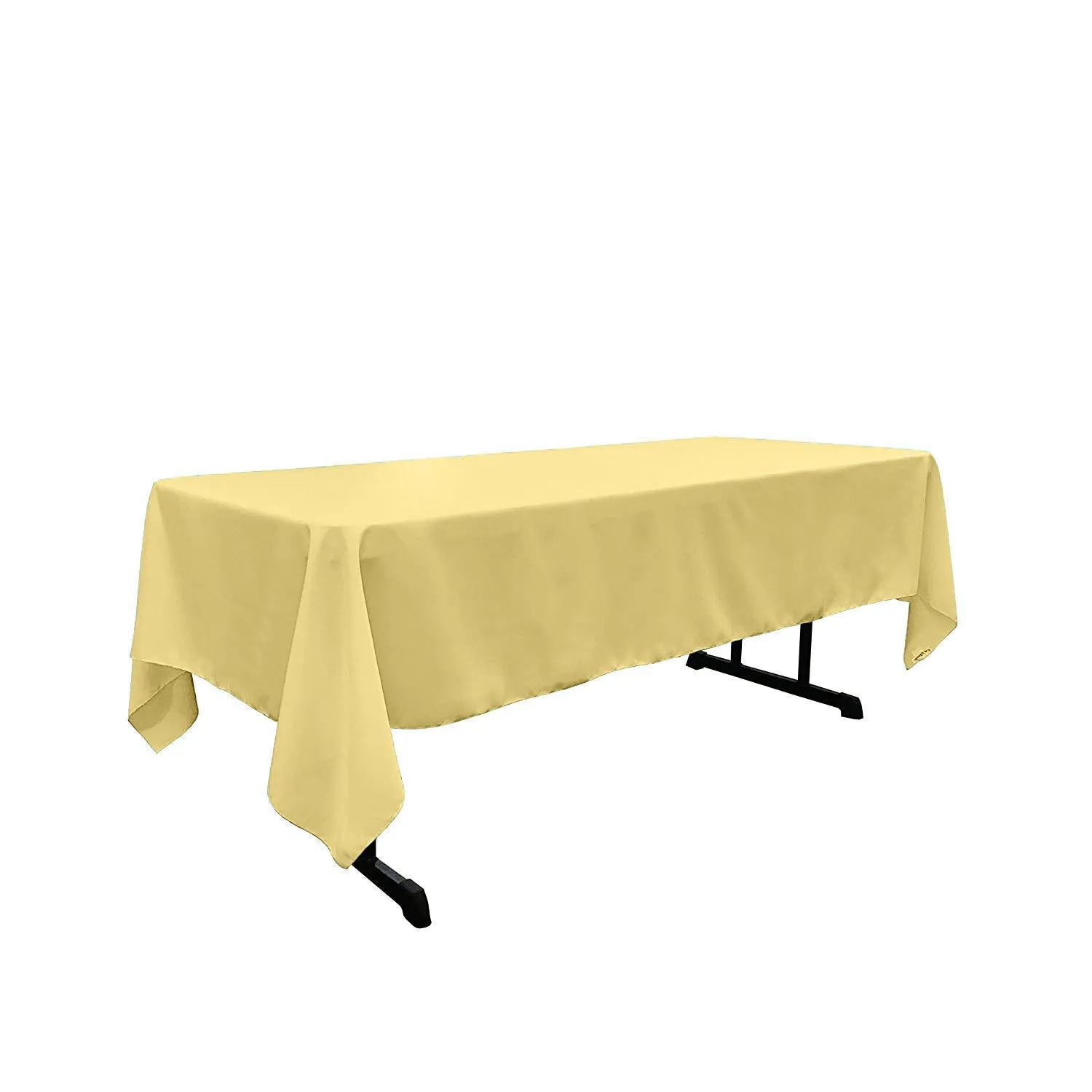 60" X 120" Rectangular Polyester Poplin Tablecloth