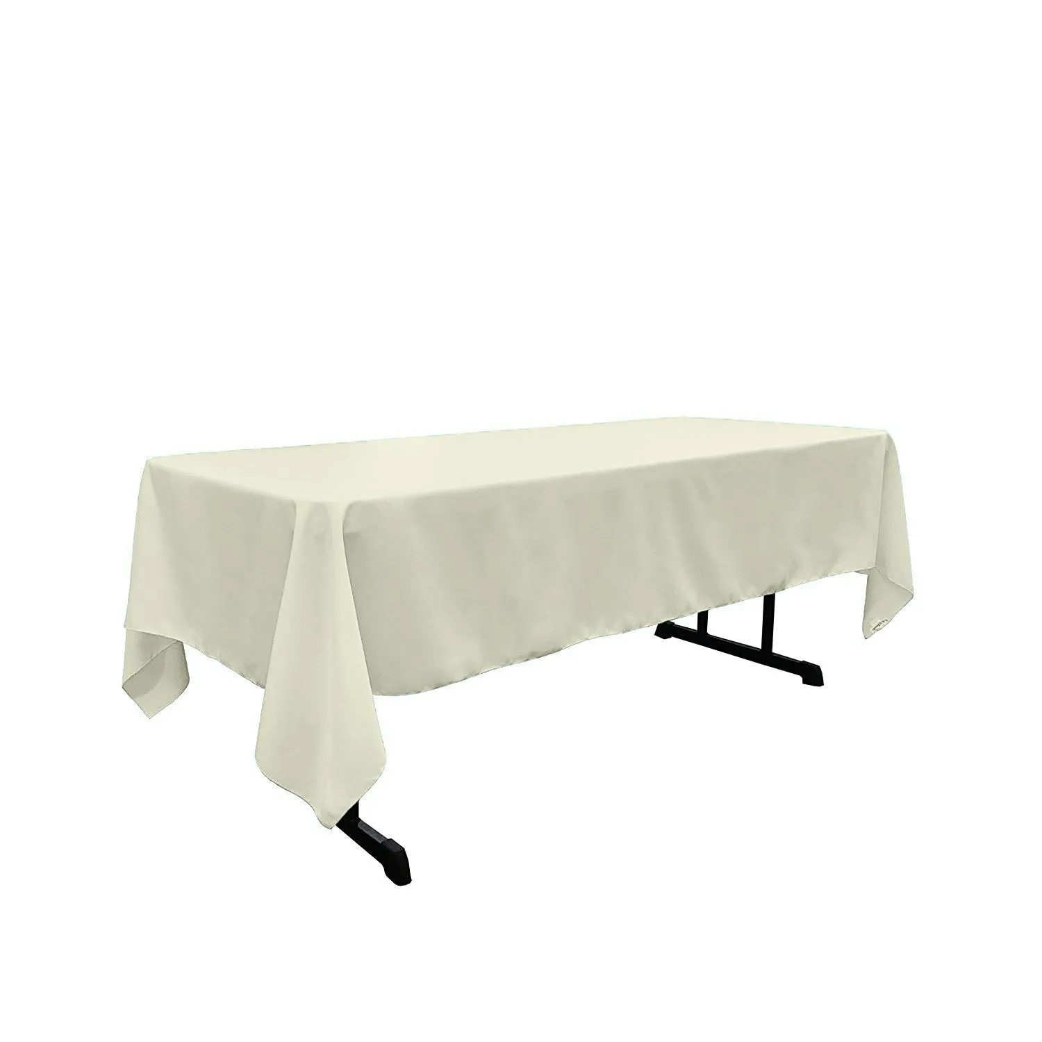 60" X 120" Rectangular Polyester Poplin Tablecloth