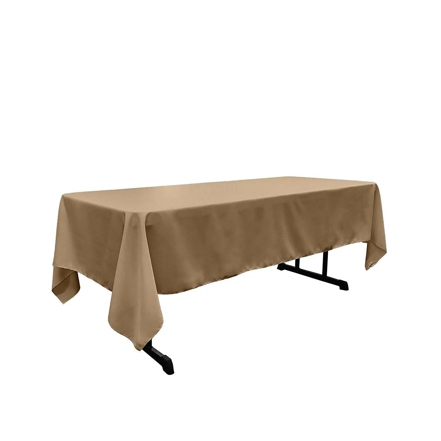 60" X 120" Rectangular Polyester Poplin Tablecloth