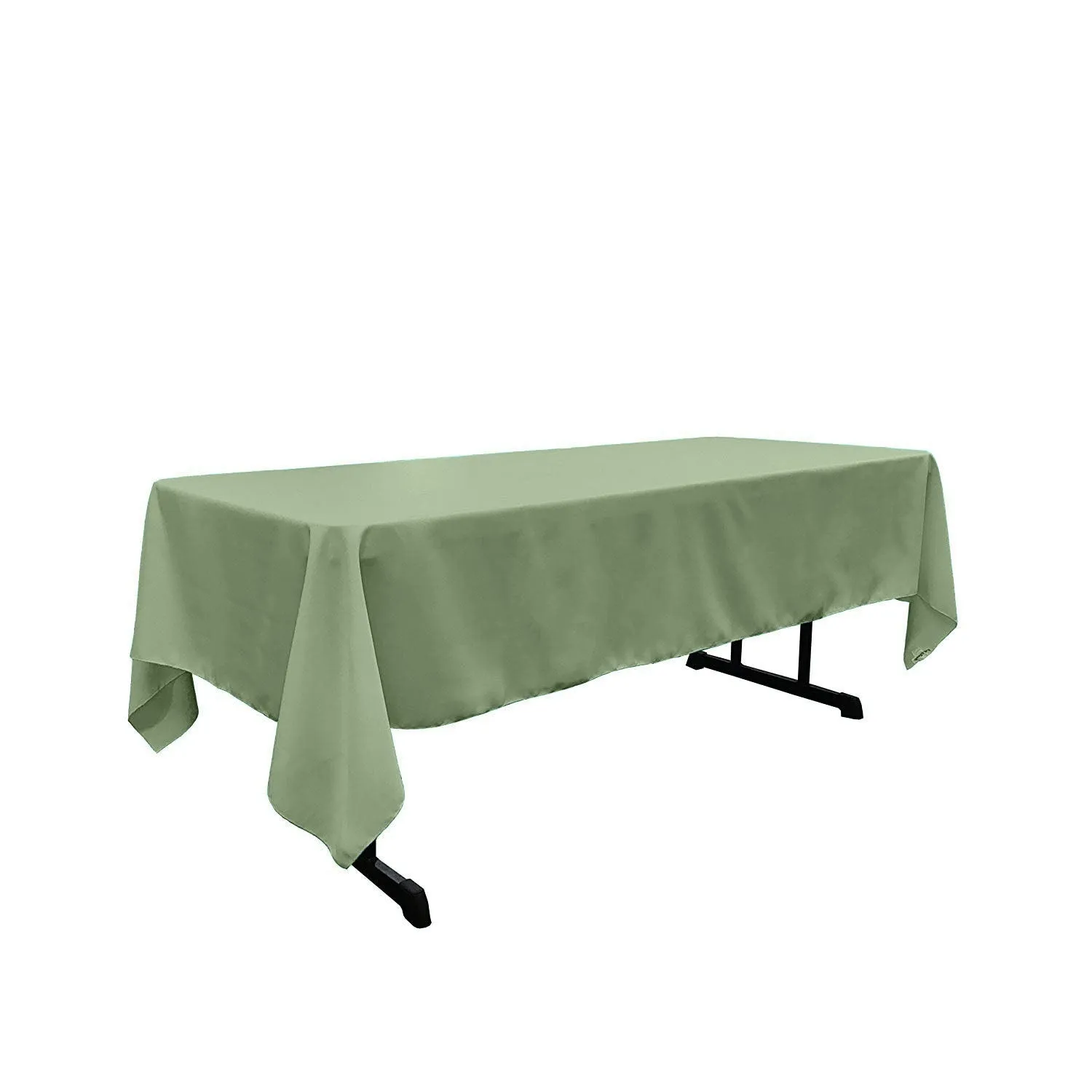 60" X 120" Rectangular Polyester Poplin Tablecloth