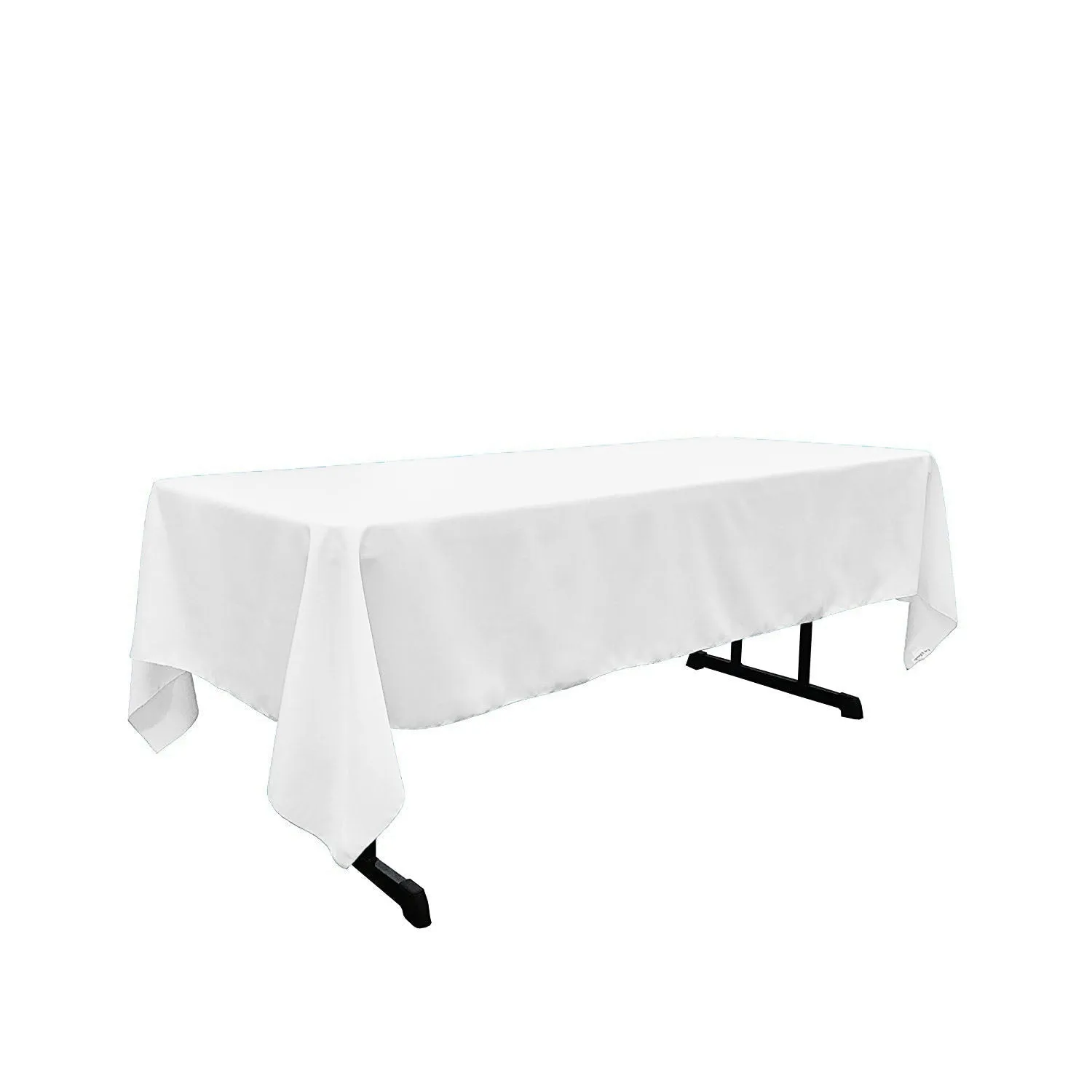 60" X 120" Rectangular Polyester Poplin Tablecloth